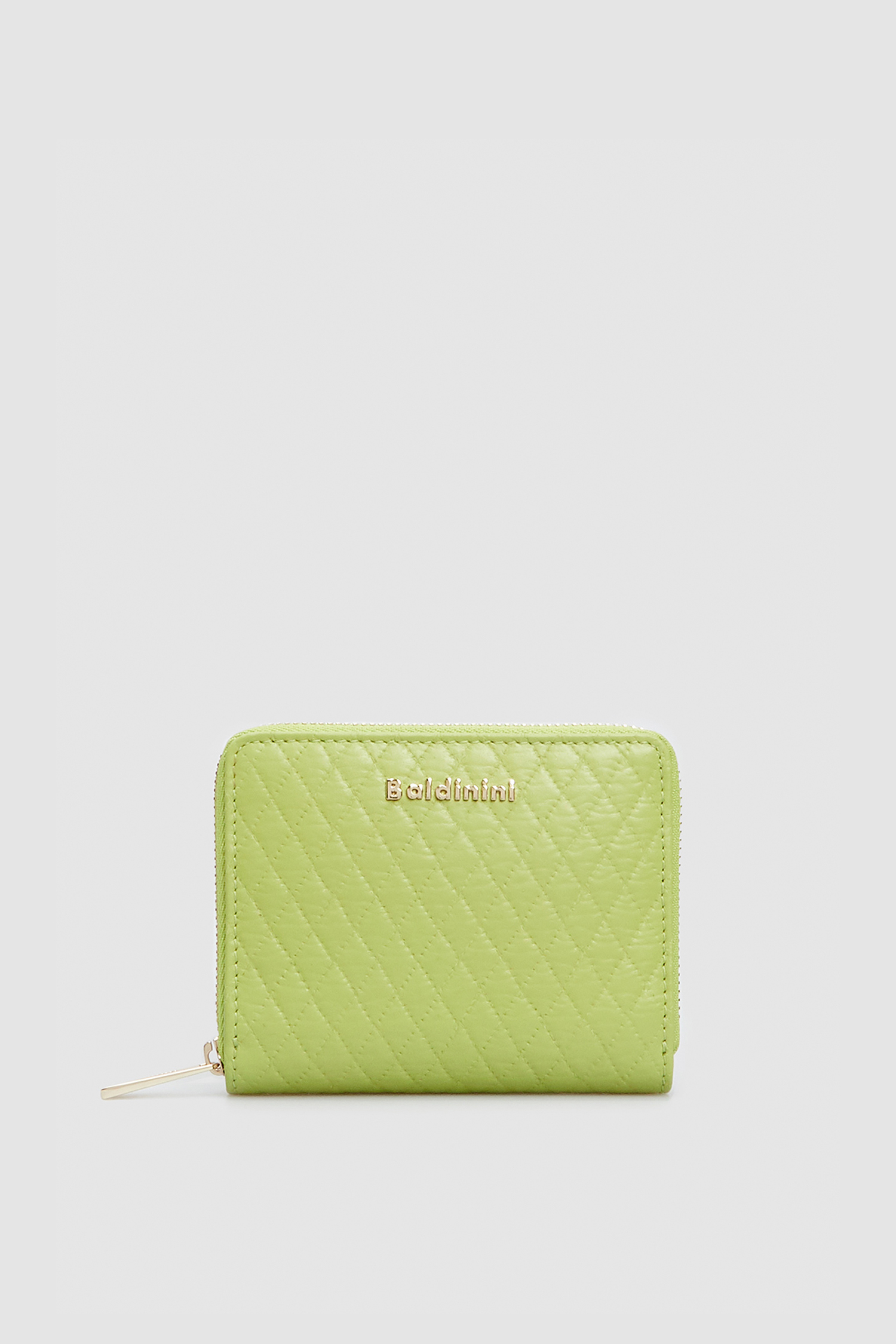 Жіночий салатовий шкіряний гаманець Baldinini P2B001ROMB;5032