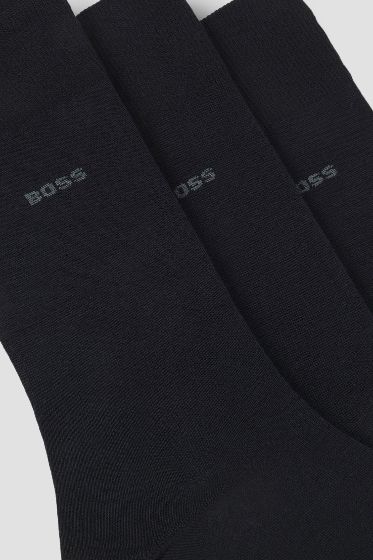 Чоловічі темно-сині шкарпетки (3 пари) BOSS 50469839;401