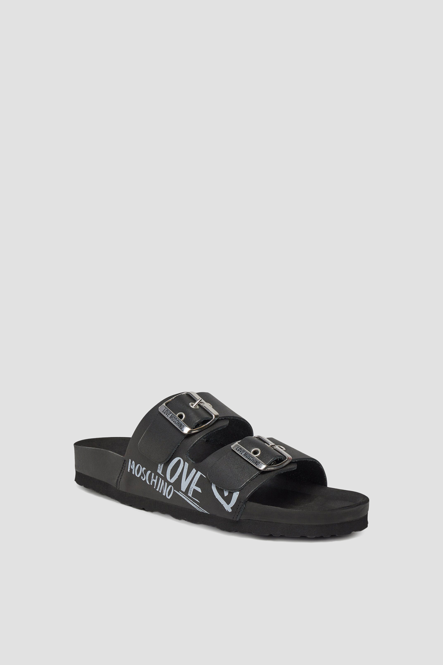 Жіночі чорні слайдери Moschino JA28193G1I.IA0;000