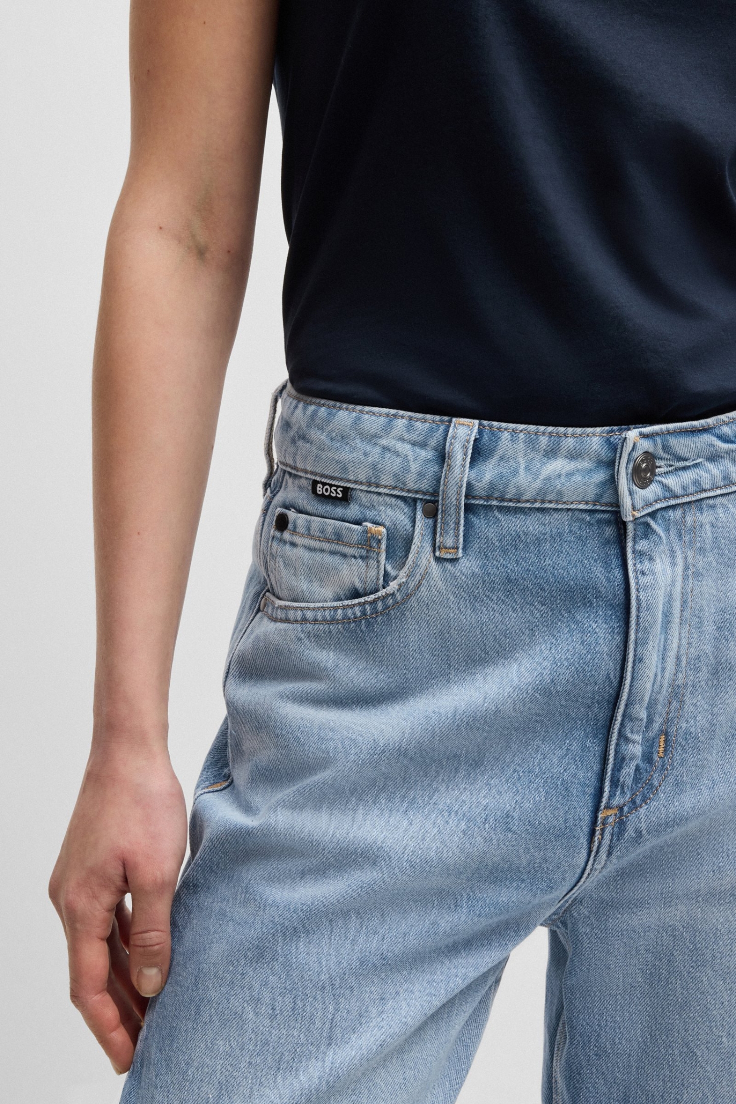 Женские голубые джинсы BOSS 50536589;405