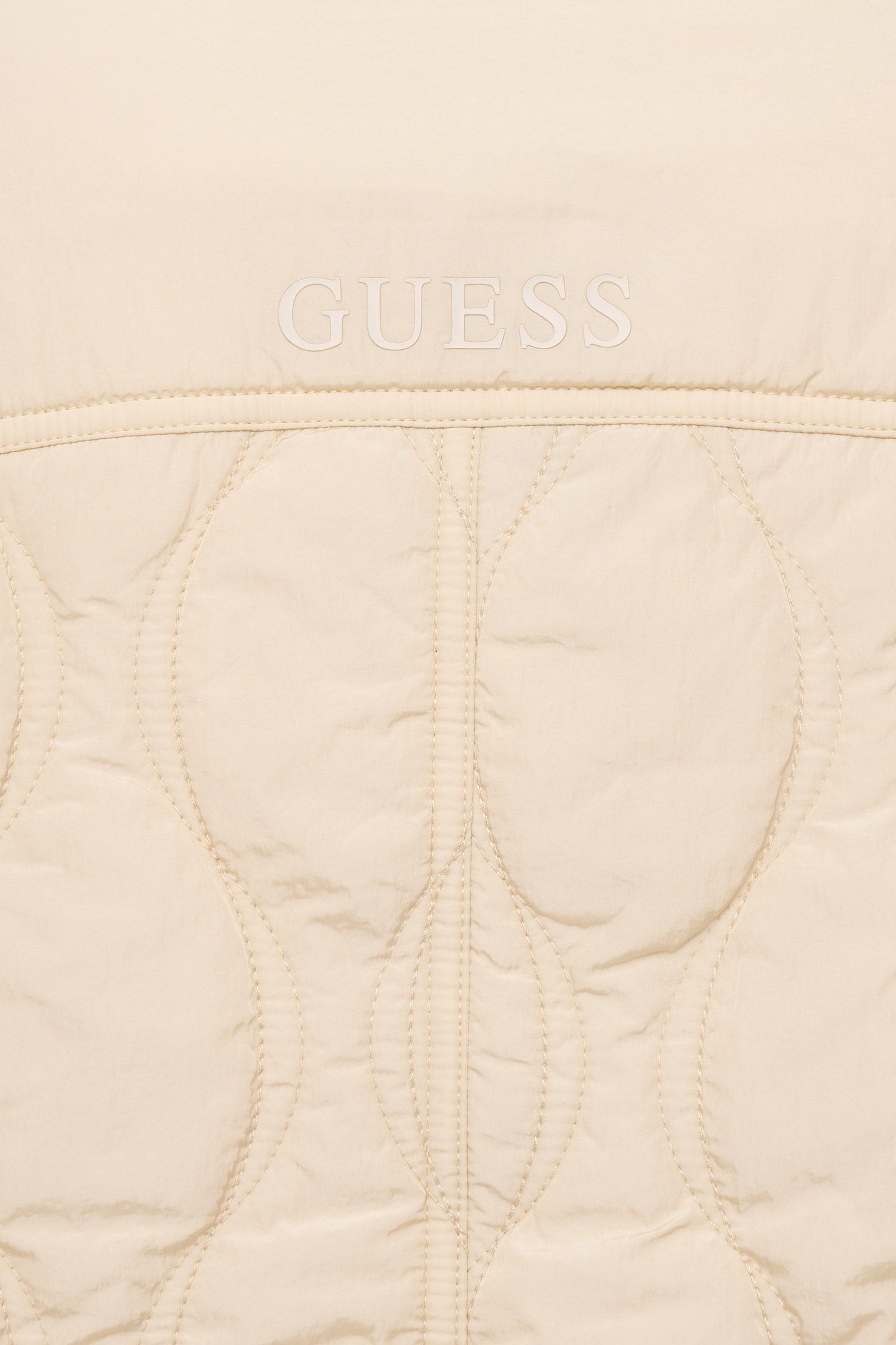 Жіноча біла куртка Guess W6YL11.W2880;G1M5