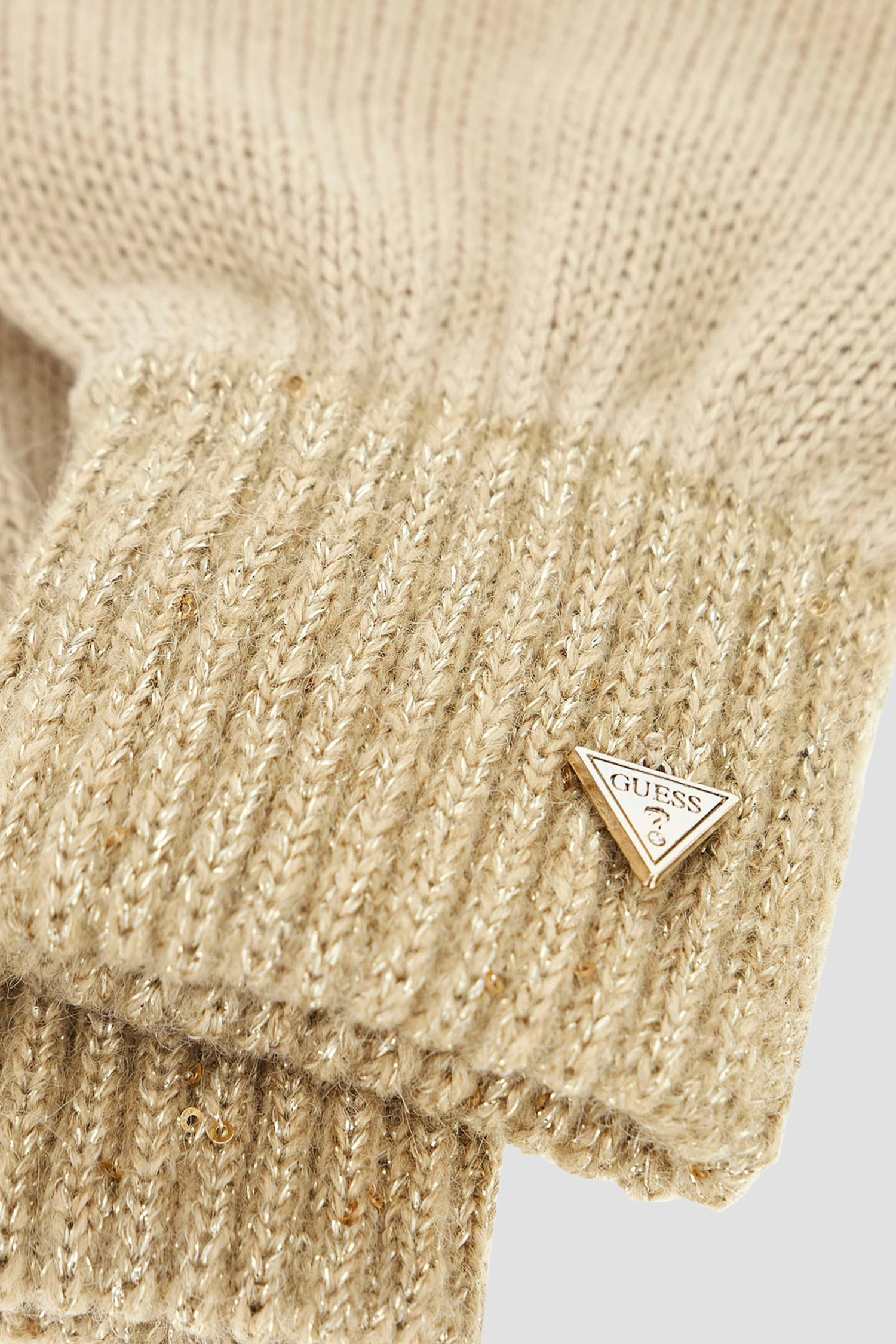 Женские бежевые перчатки Guess AW5238.WOL02;BEI