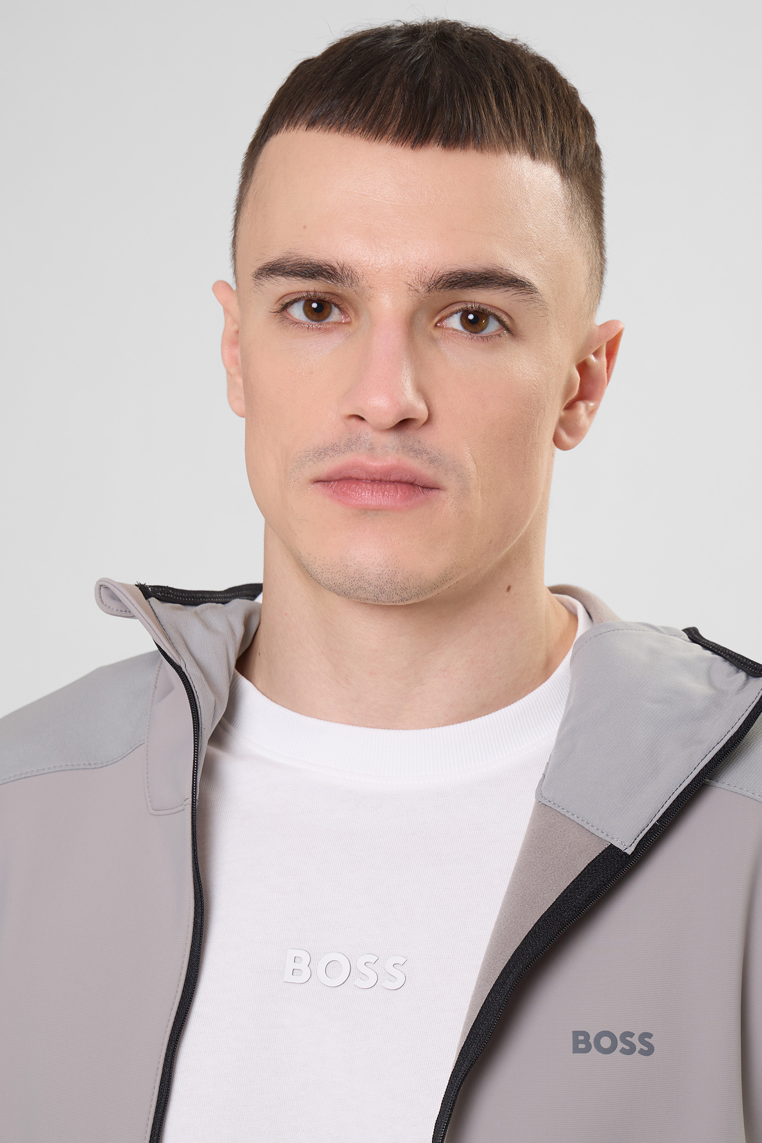 Чоловіча сіра куртка BOSS 50551077;063