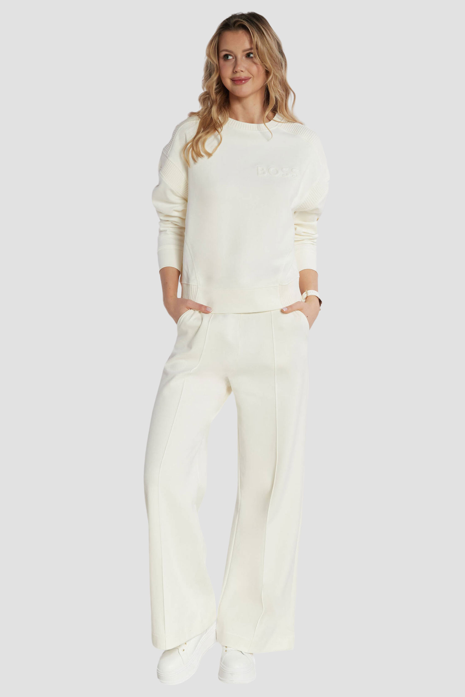 Жіночі білі брюки BOSS 50505770;118
