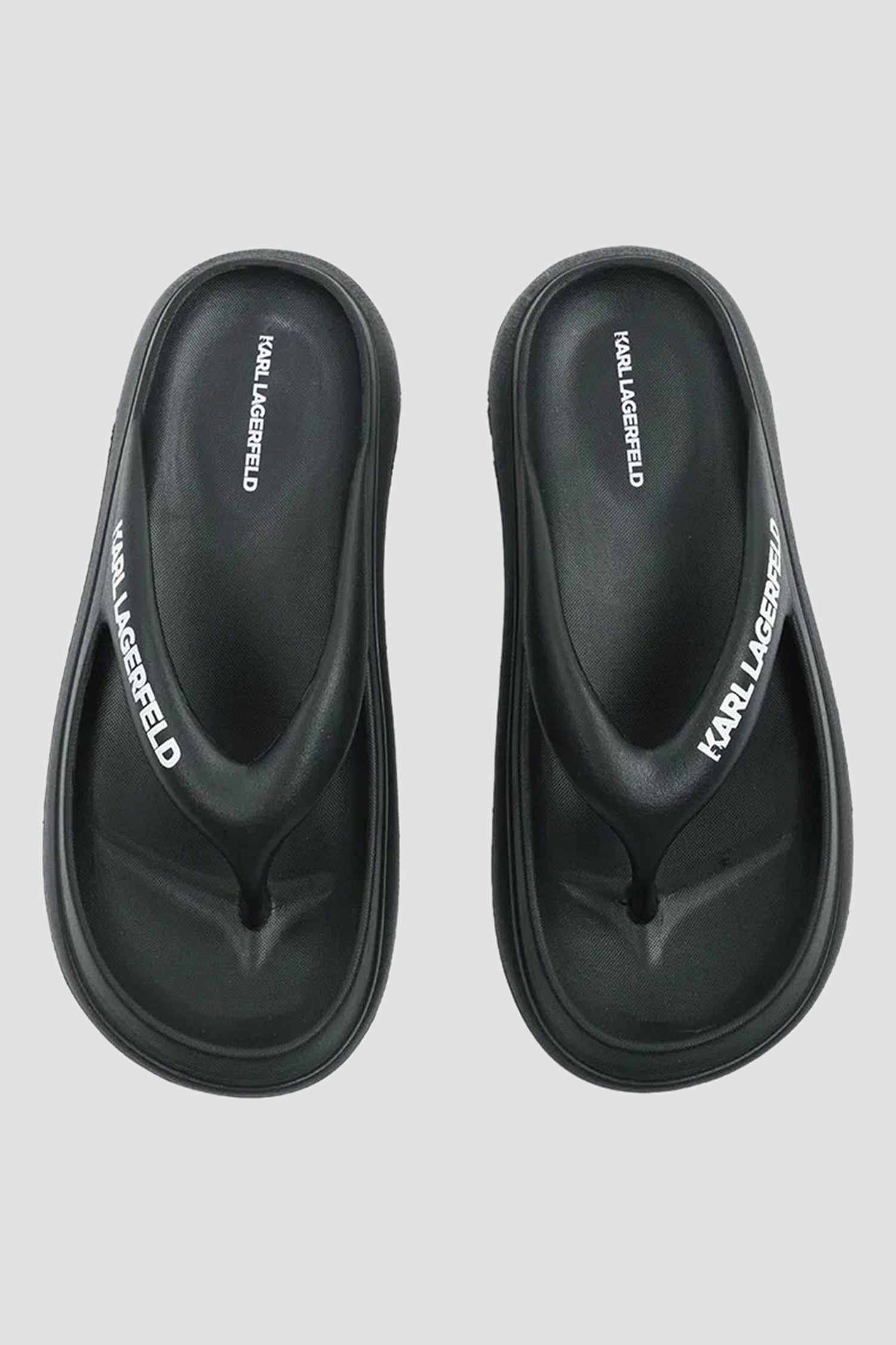 Женские черные вьетнамки Karl Lagerfeld KL85025;V00