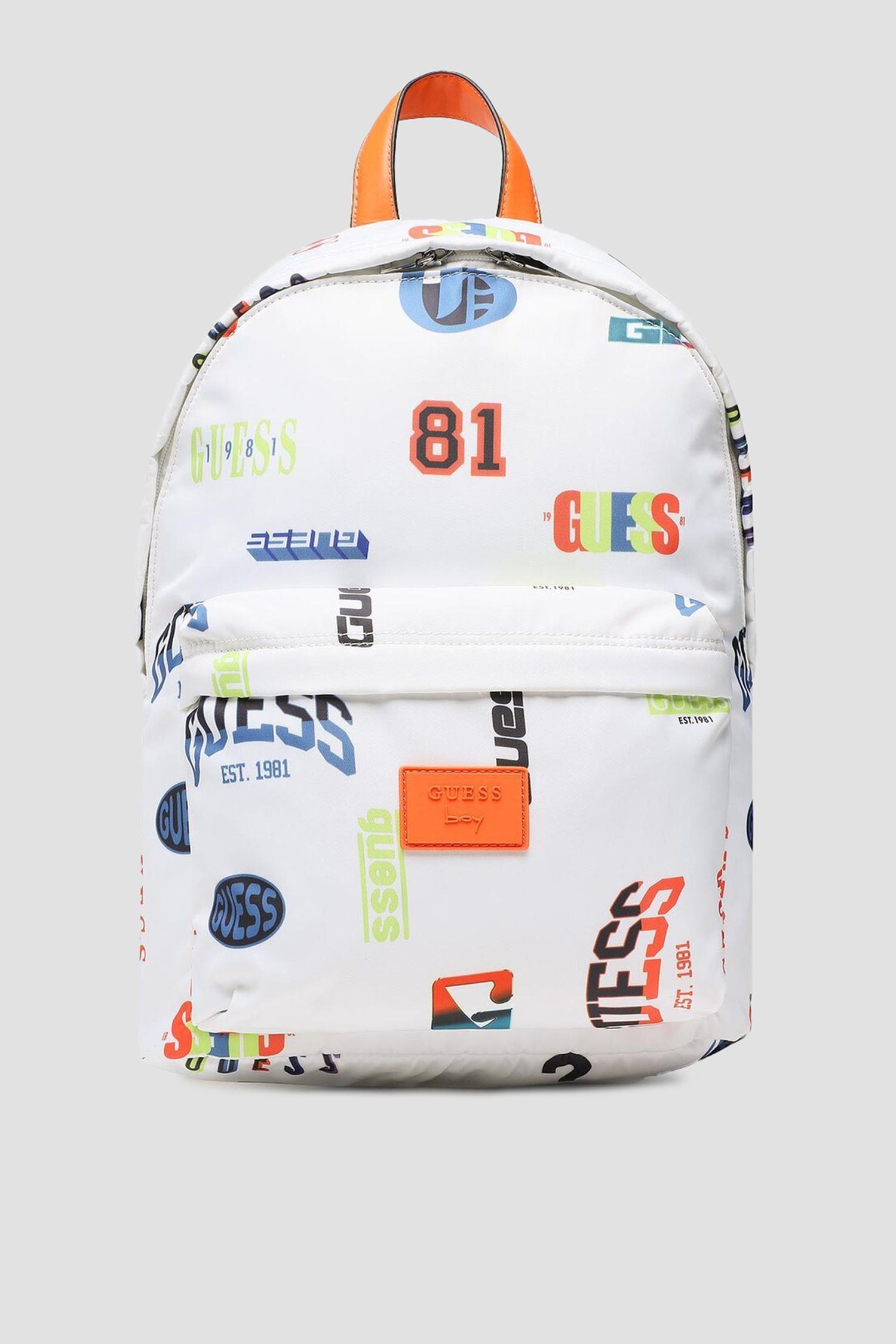 Дитячий білий рюкзак з візерунком Guеss Kids L3RZ00.WFEO0;P8K7