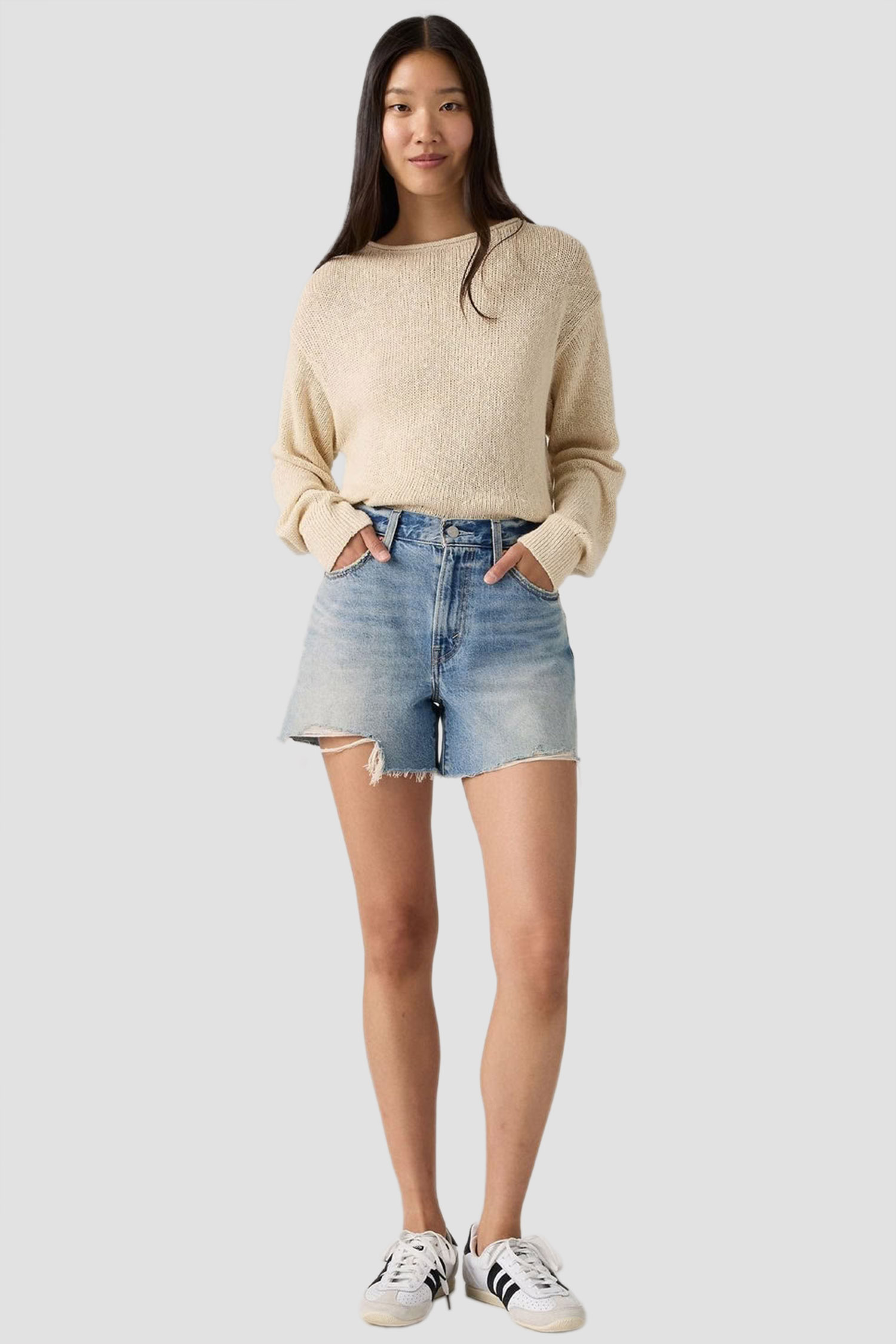 Жіночі блакитні джинсові шорти Levi’s® 005DS;0001