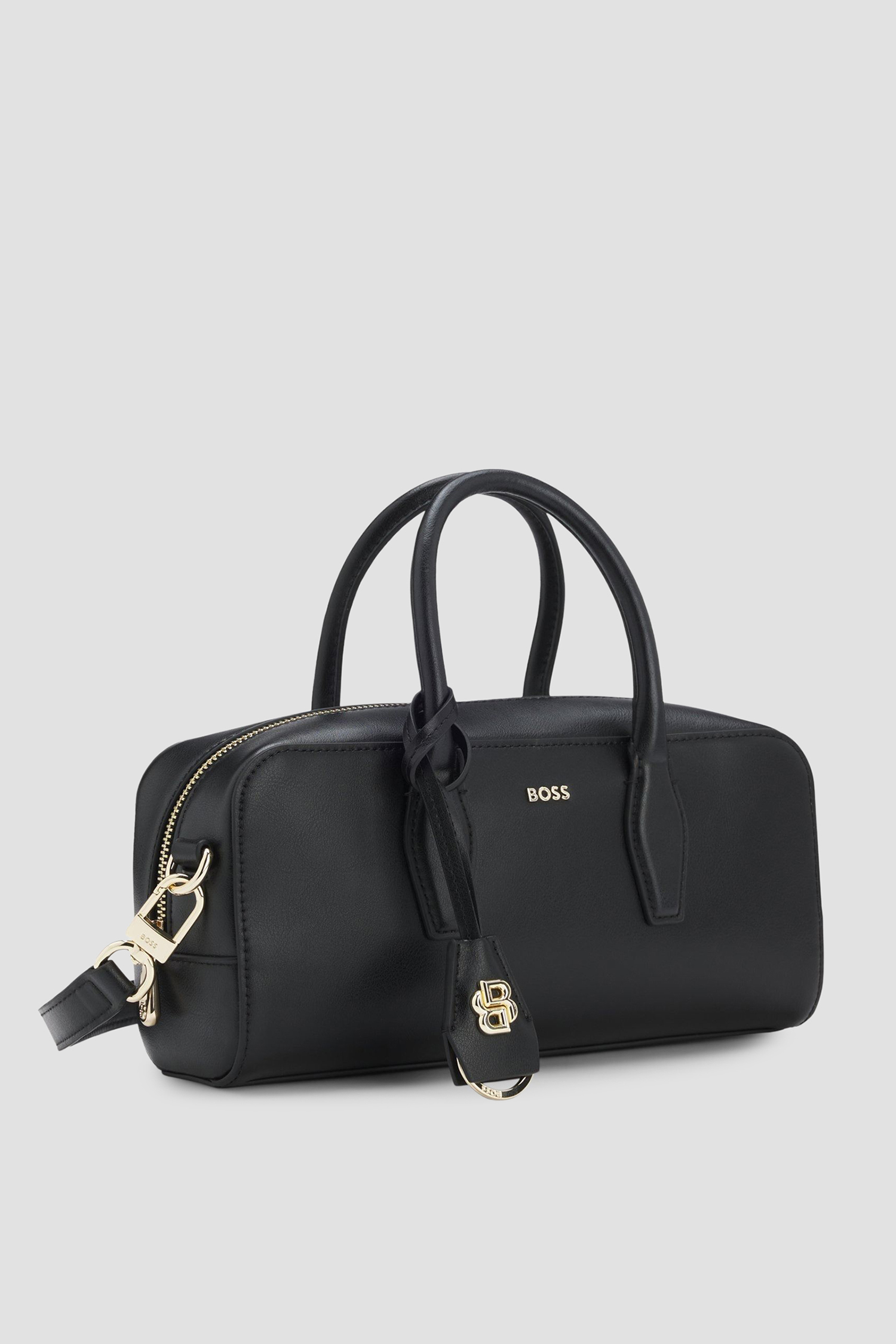 Жіноча чорна шкіряна сумка BOSS 50557995;001