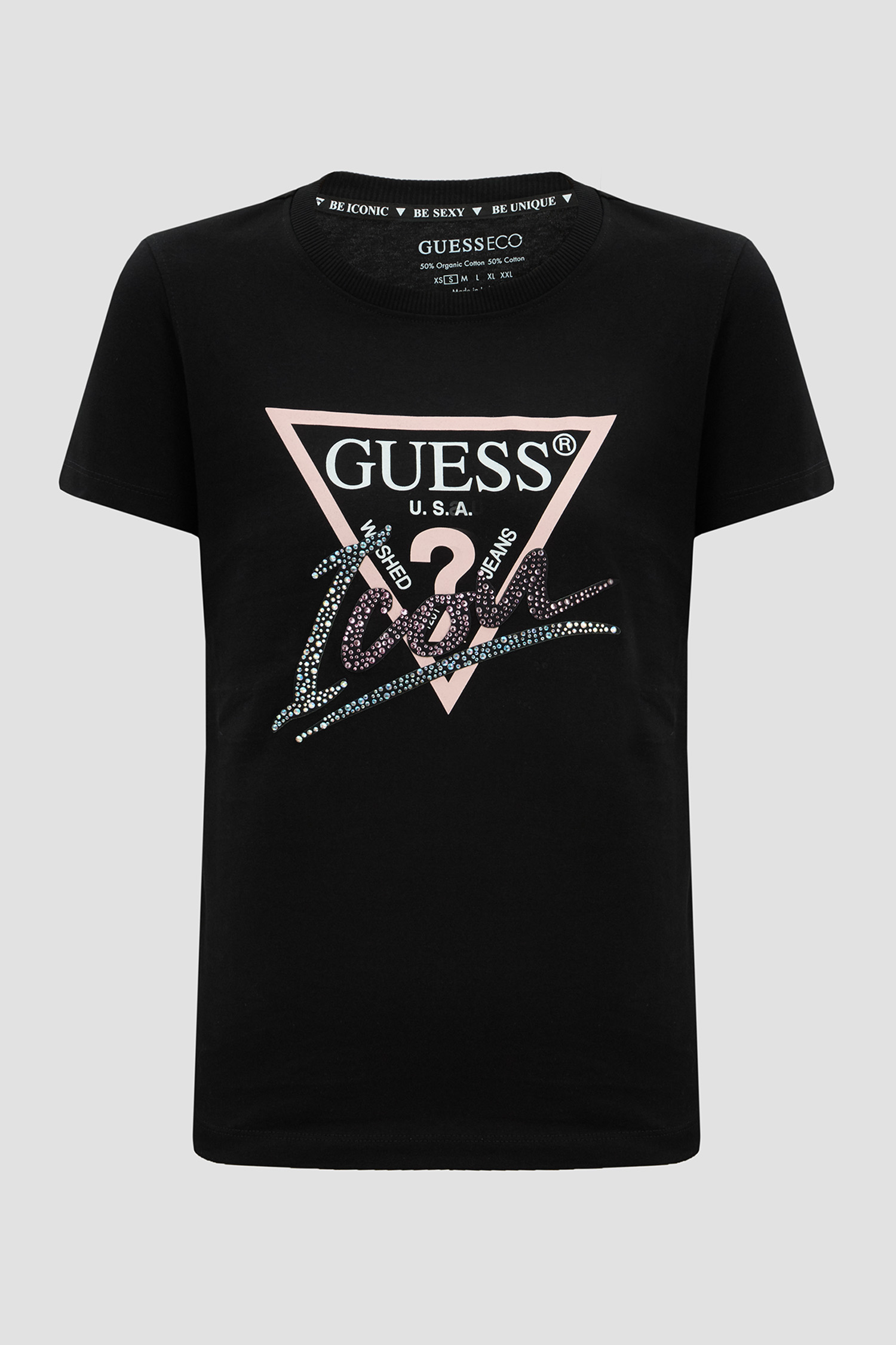 Женская черная футболка Guess W4GI20.I3Z14;JBLK