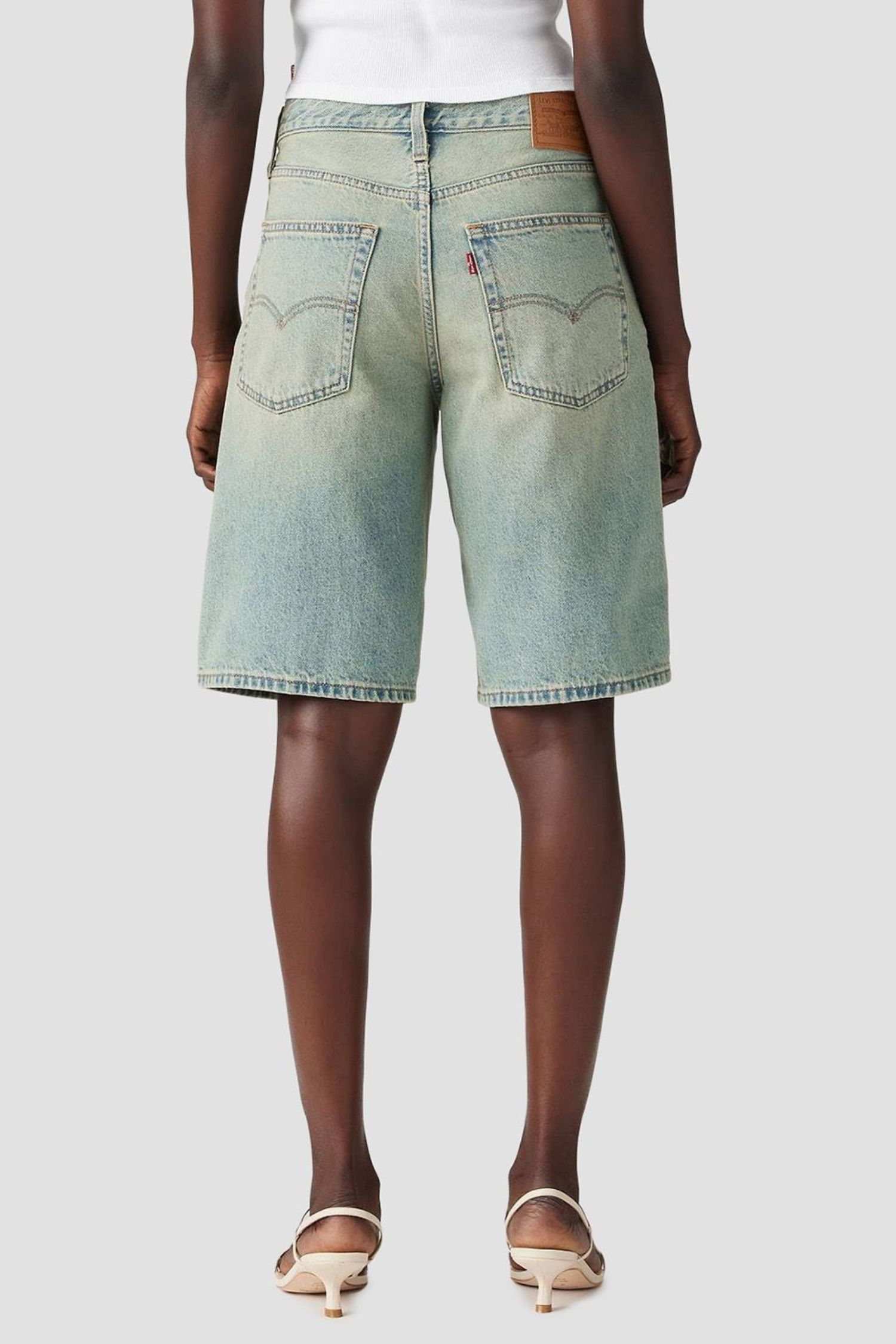 Женские голубые джинсовые шорты Baggy Dad Levi’s® 000MJ;0002