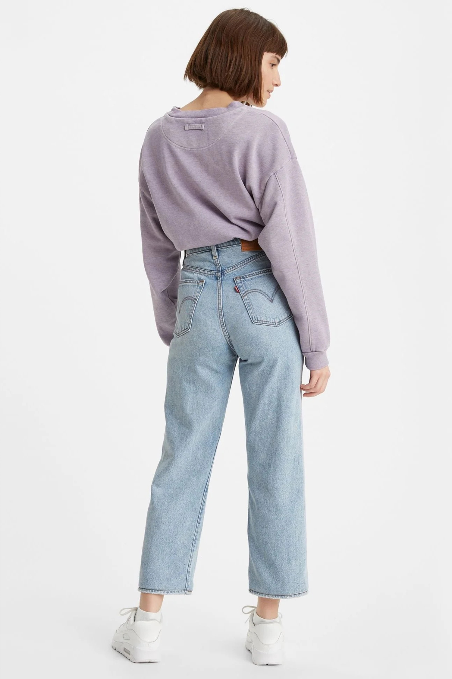 Женские голубые джинсы Ribcage Straight Ankle Levi’s® 72693;0055