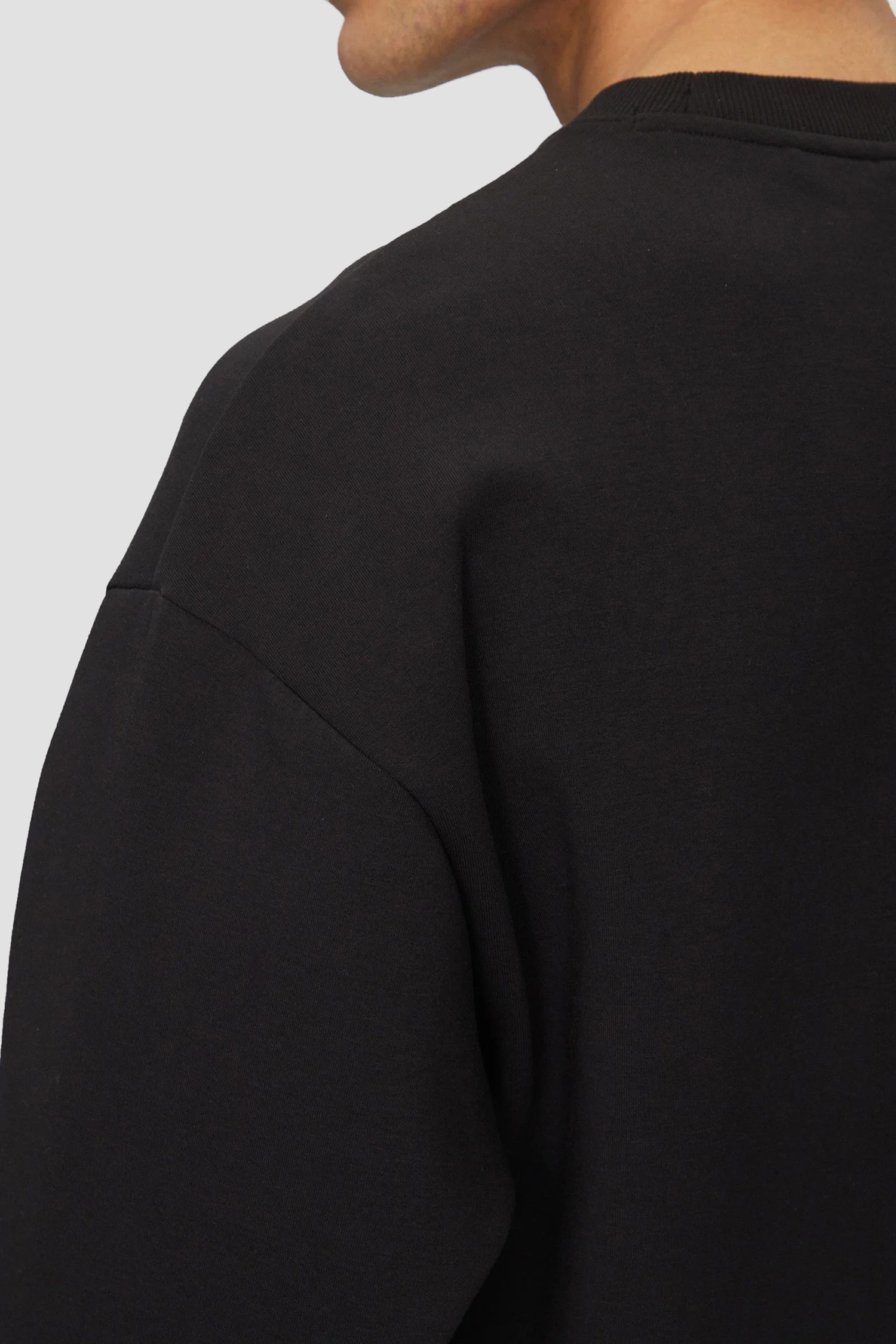 Мужской черный свитшот HUGO 50533689;001