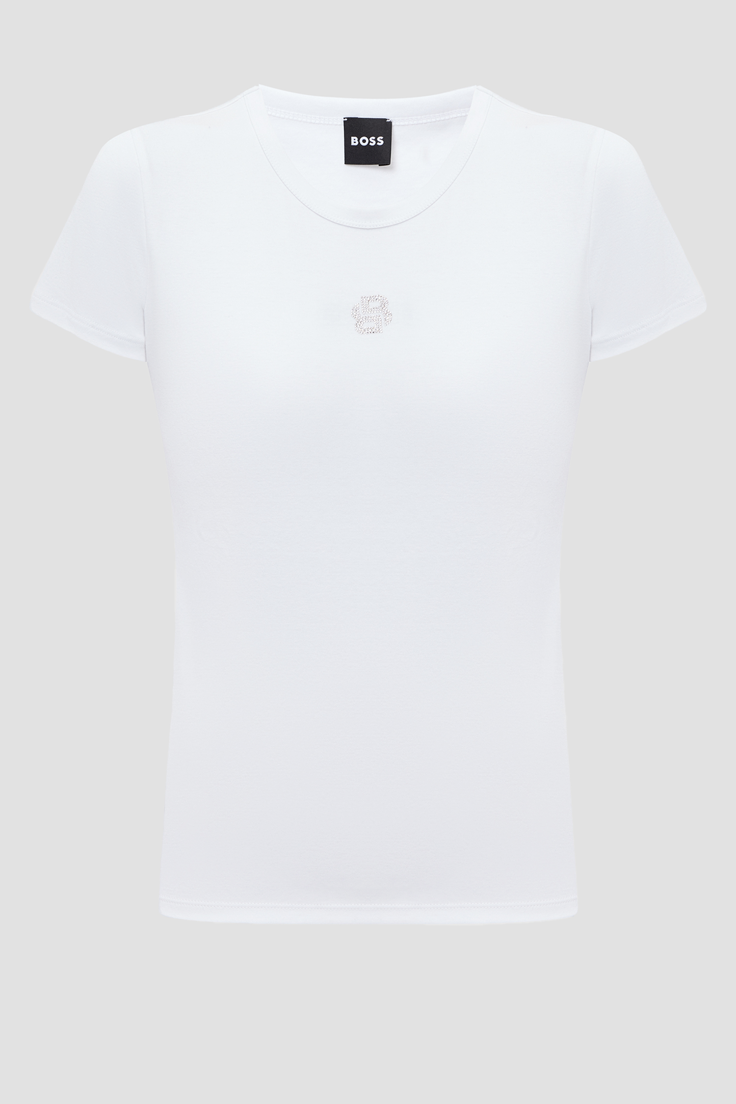 Женская белая футболка BOSS 50528826;100