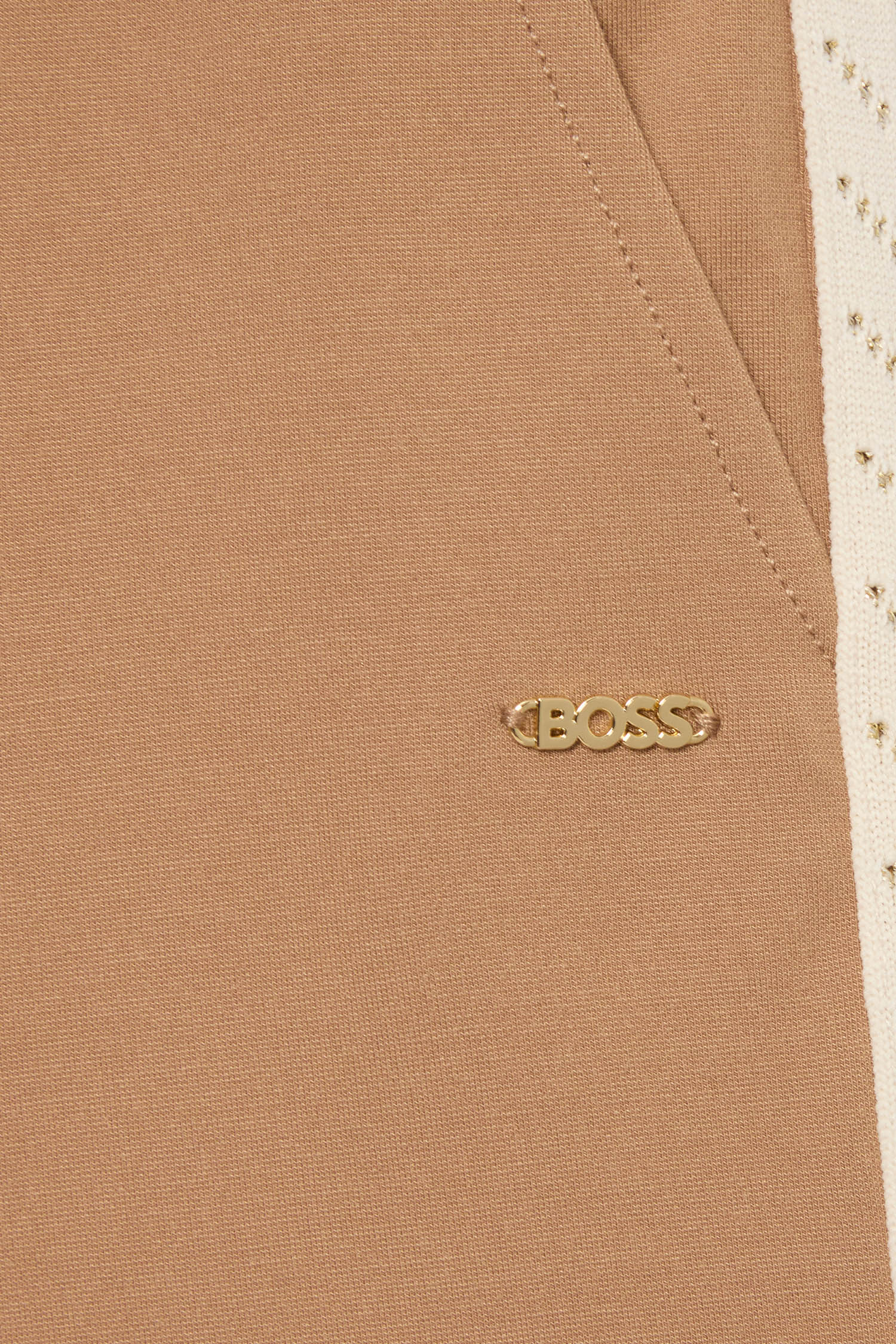 Дитячі бежеві спортивні штани BOSS kids J52415;269