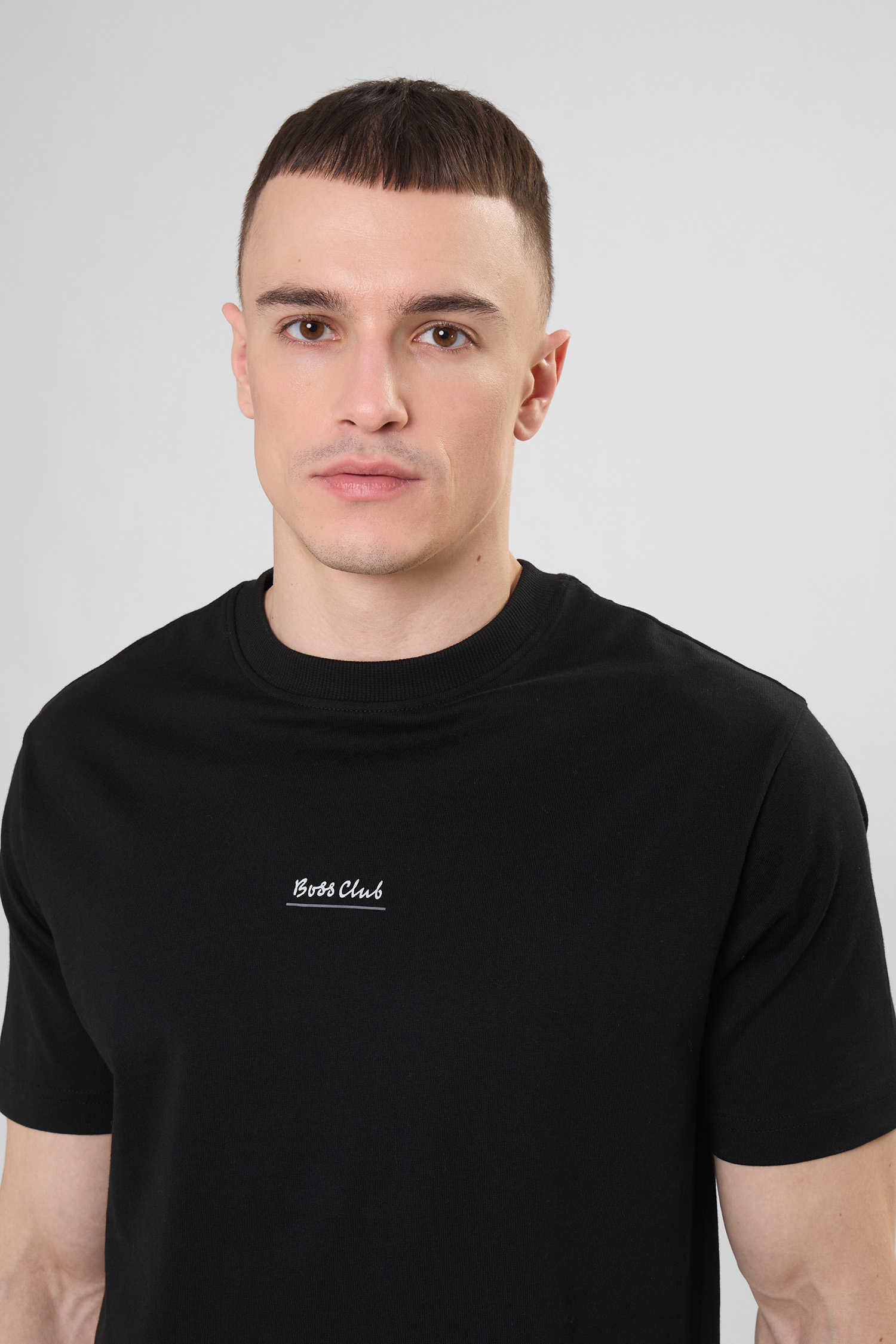 Чоловіча чорна футболка BOSS 50556033;001