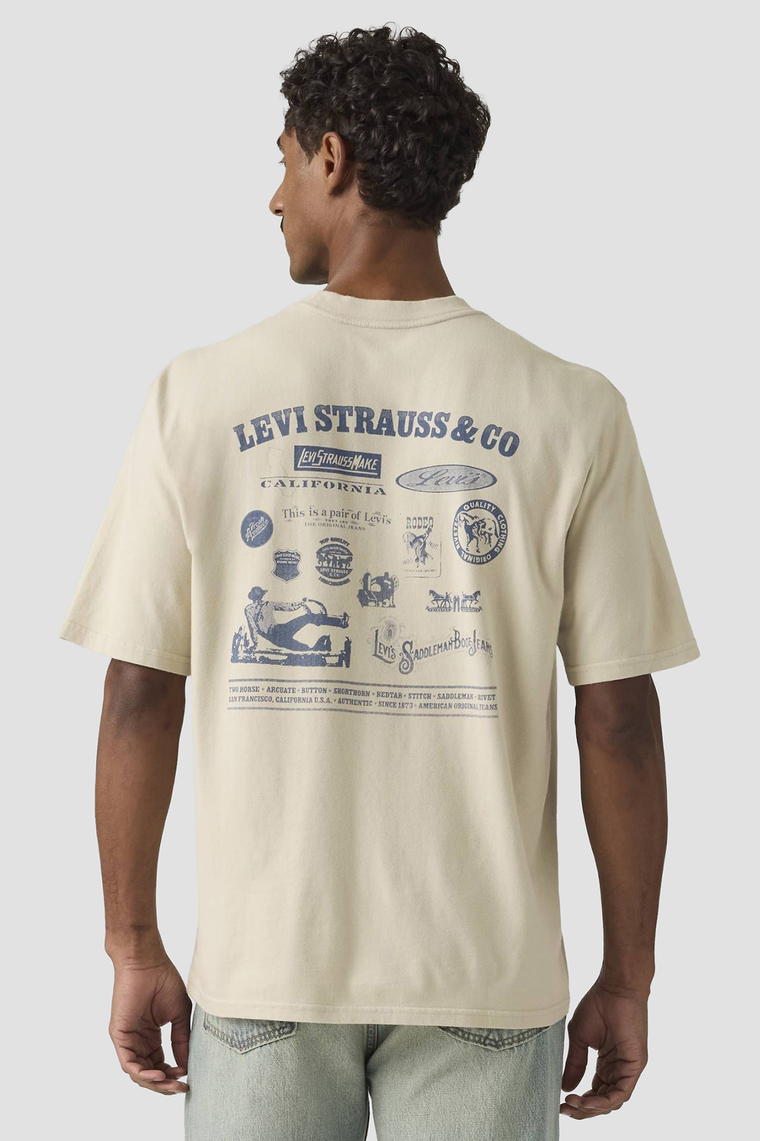 Чоловіча біла футболка Levi’s® 003XL;0001