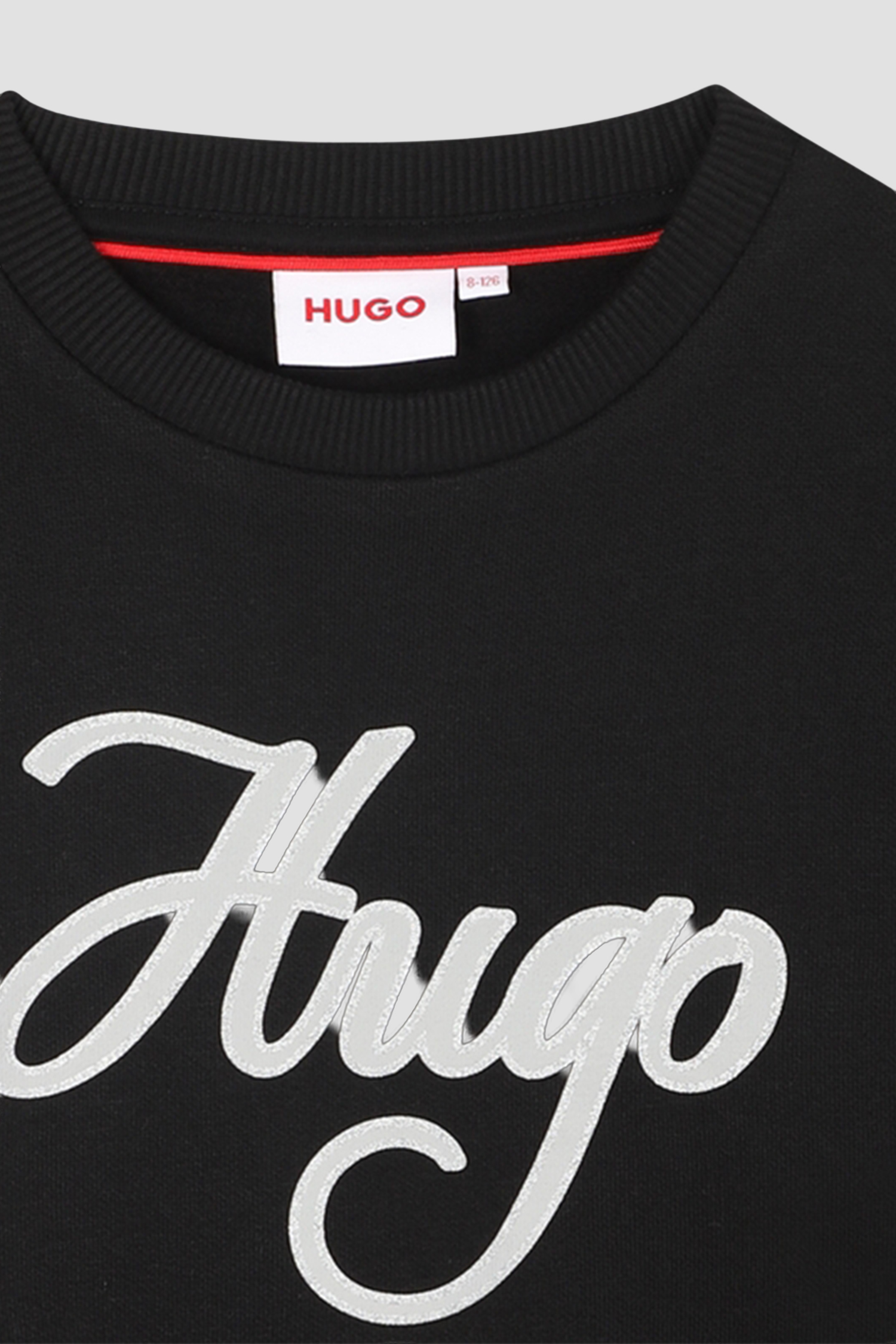 Дитячий чорний світшот HUGO kids G00498;09B