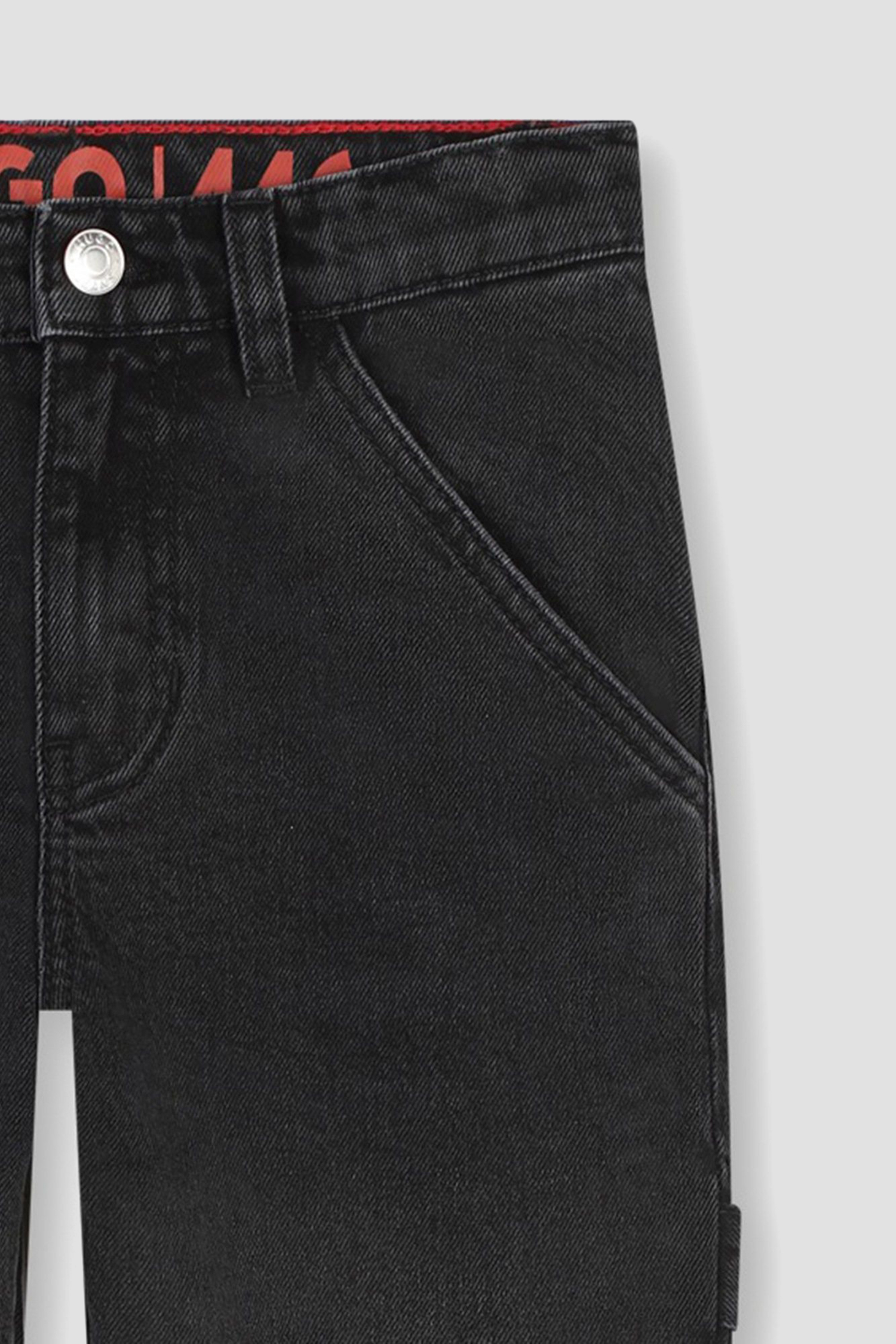 Детские черные джинсы HUGO kids G00196;Z11