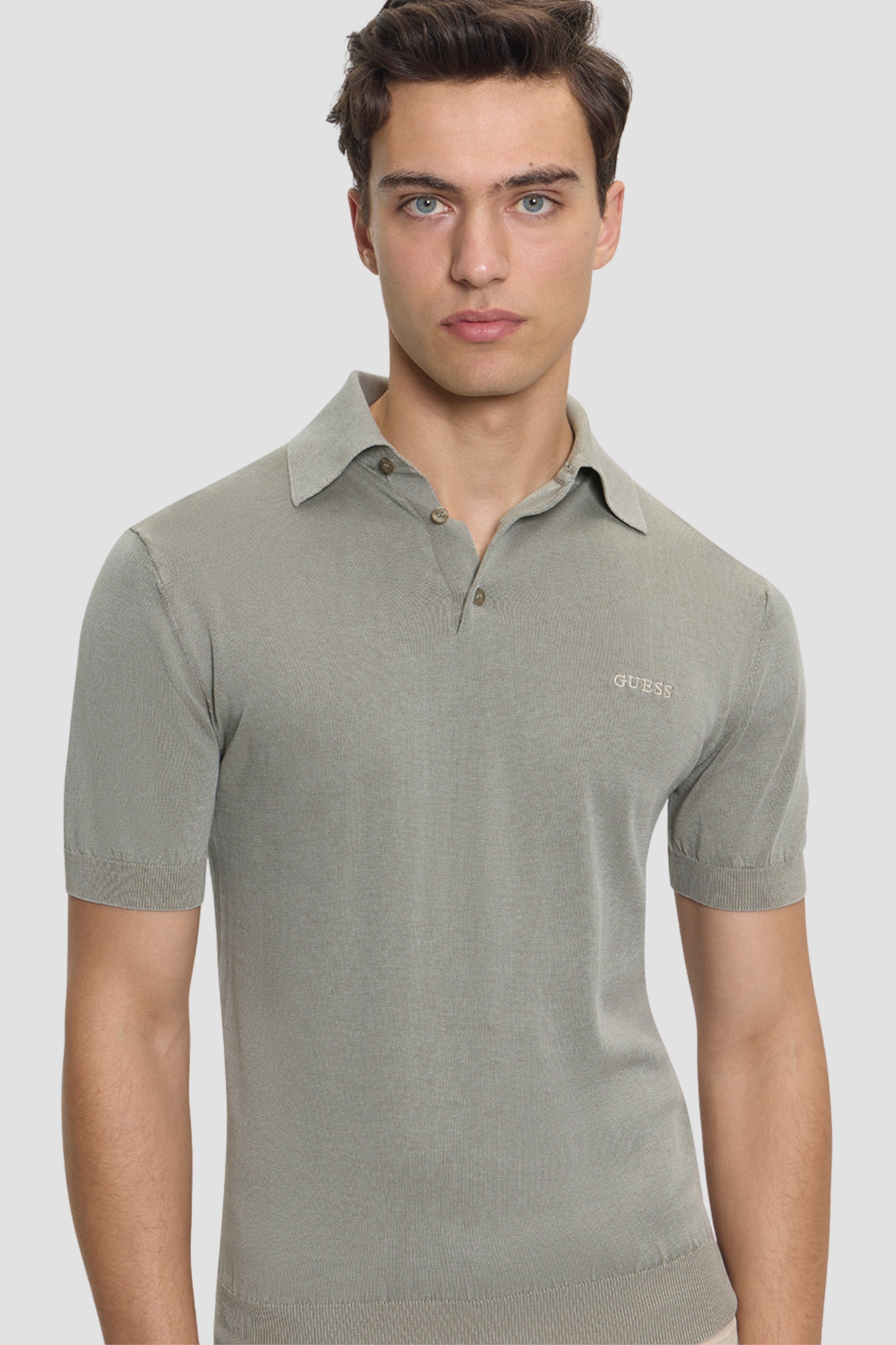 Чоловіче сіре поло Guess M4GR07.Z3DN1;A81T