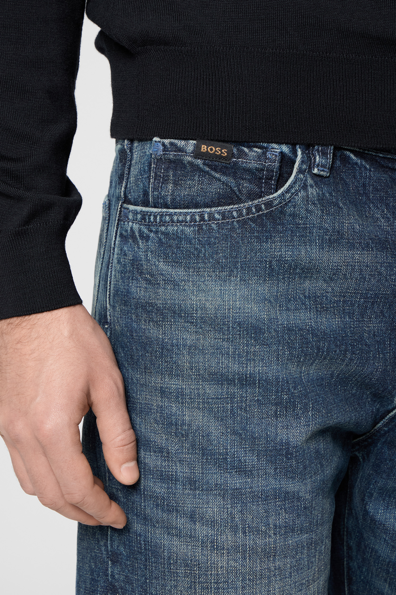 Чоловічі темно-сині джинси BOSS 50548044;422