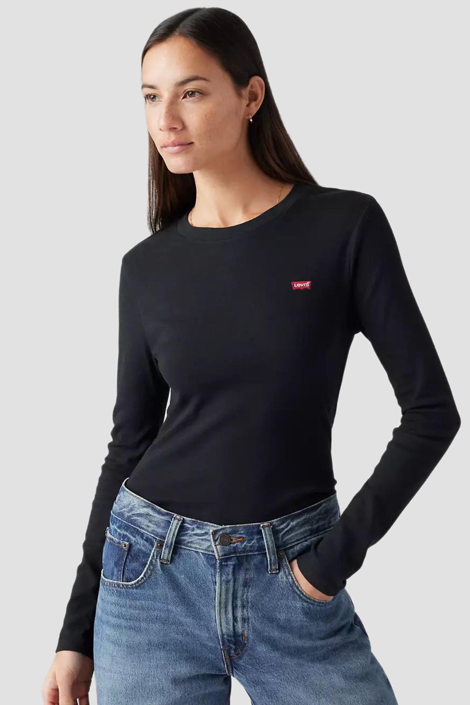 Жіночий чорний лонгслів Levi’s® 000KL;0001