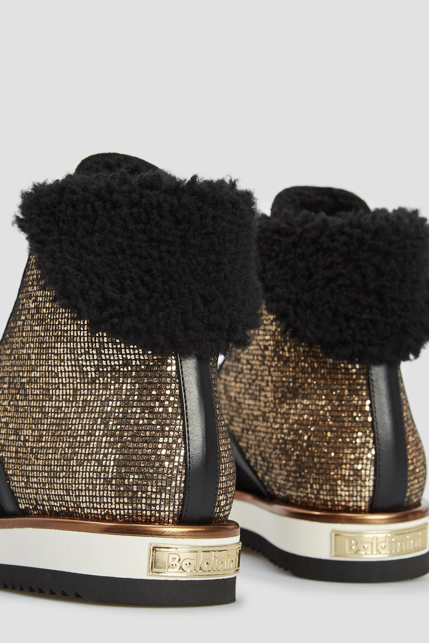 Женские черные замшевые ботинки BALDININI D2BF09CRGM;NEBR