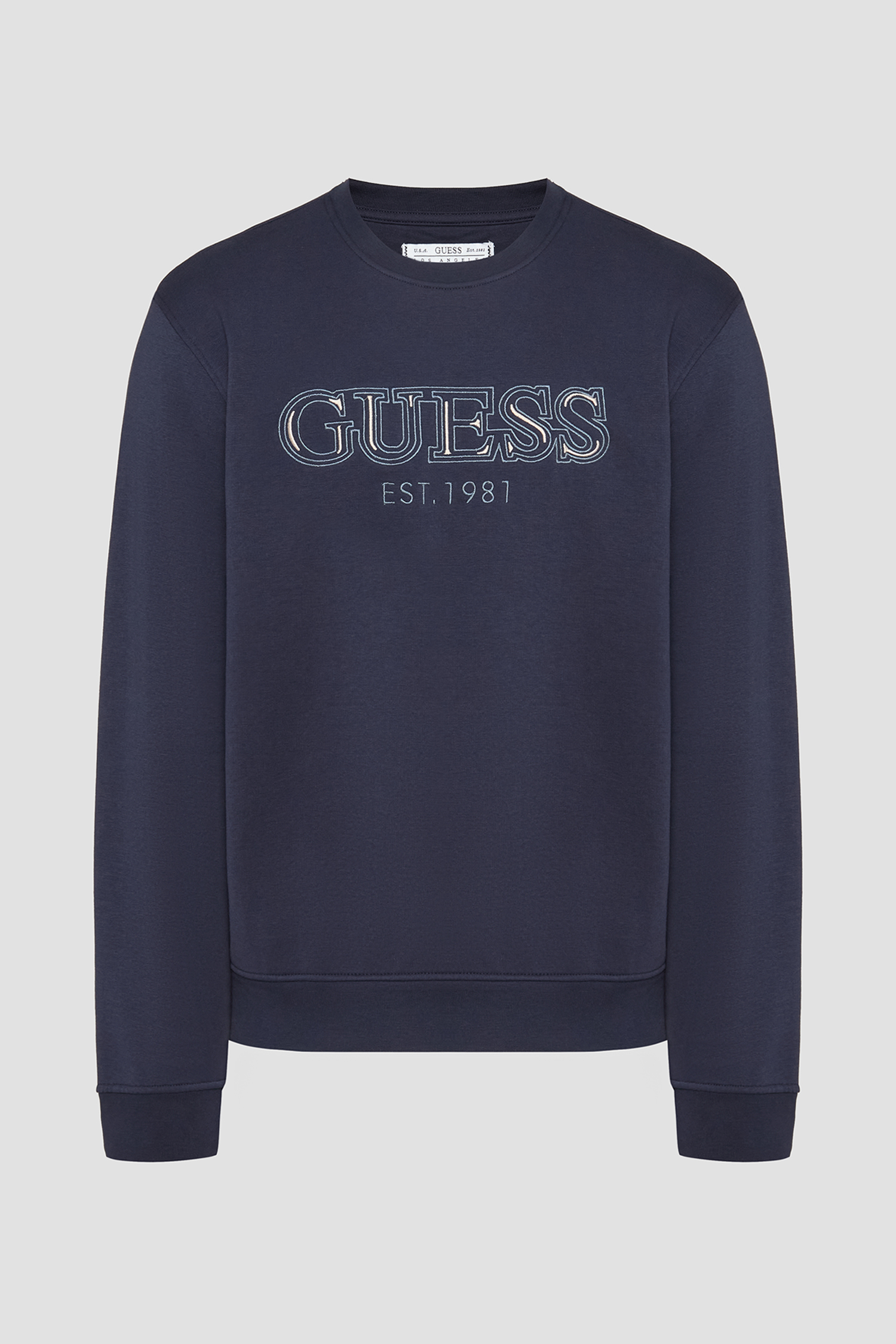 Чоловічий темно-синій світшот Guess M5BQ08.K9Z21;G7V2