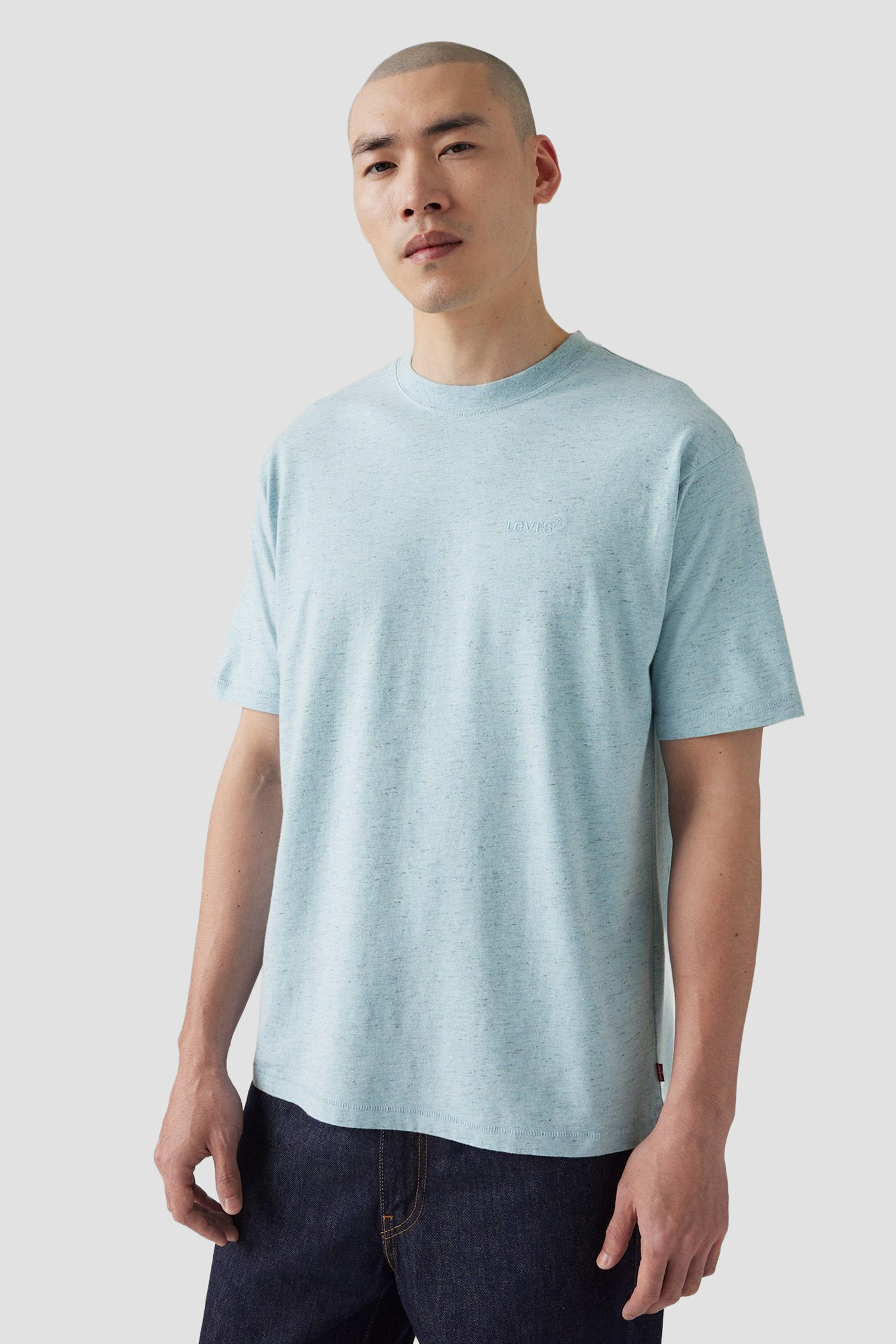 Мужская голубая футболка Levi’s® A0637;0141