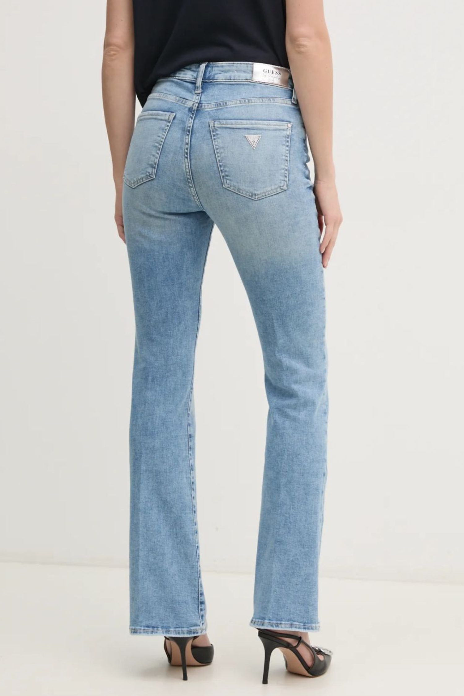 Женские голубые джинсы Guess W5RA0L.D5L71;BELT