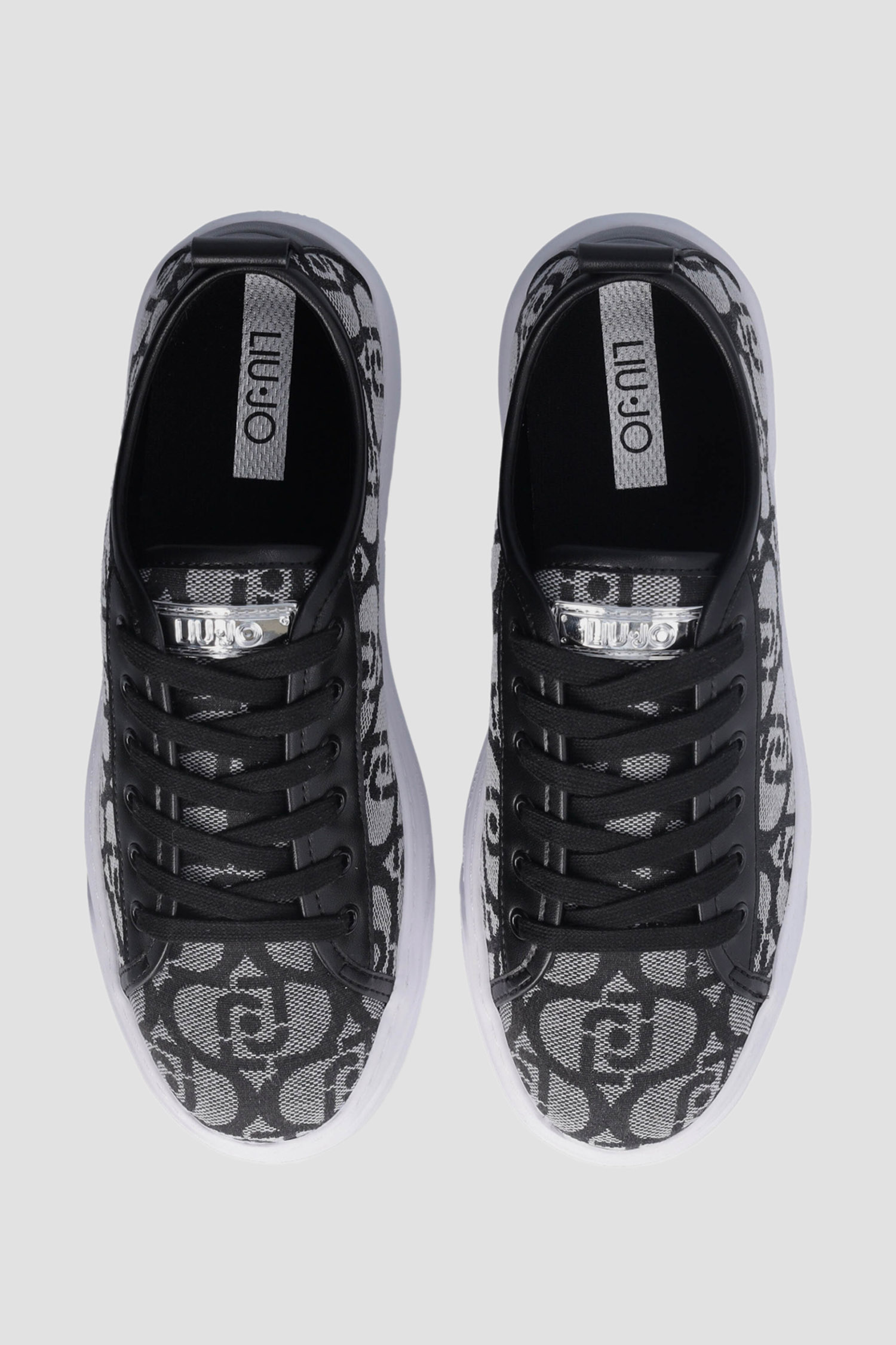 Жіночі сірі снікерси з візерунком Liu Jo BF4031.TX439;00054