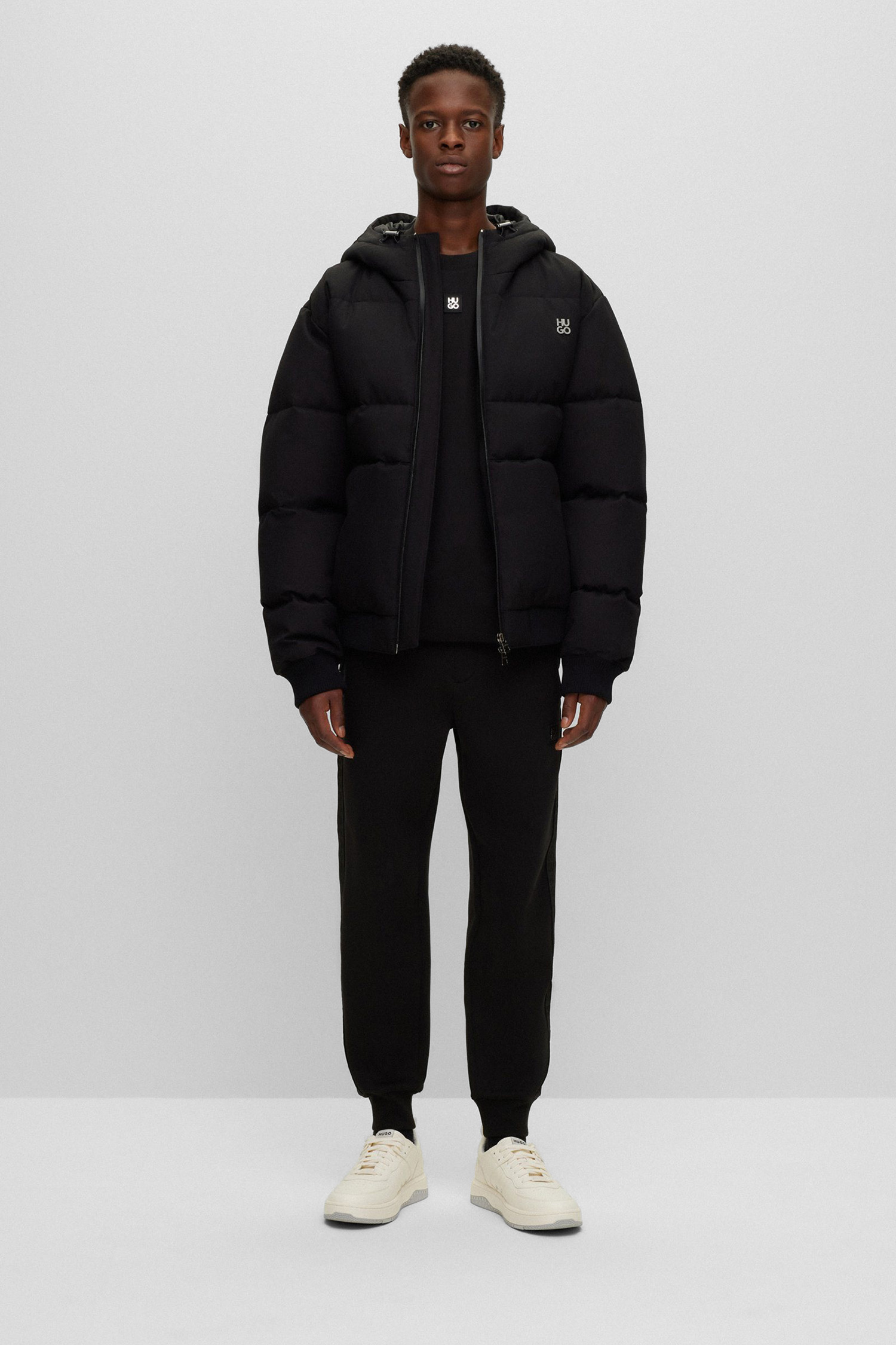 Мужская черная куртка HUGO 50496318;001