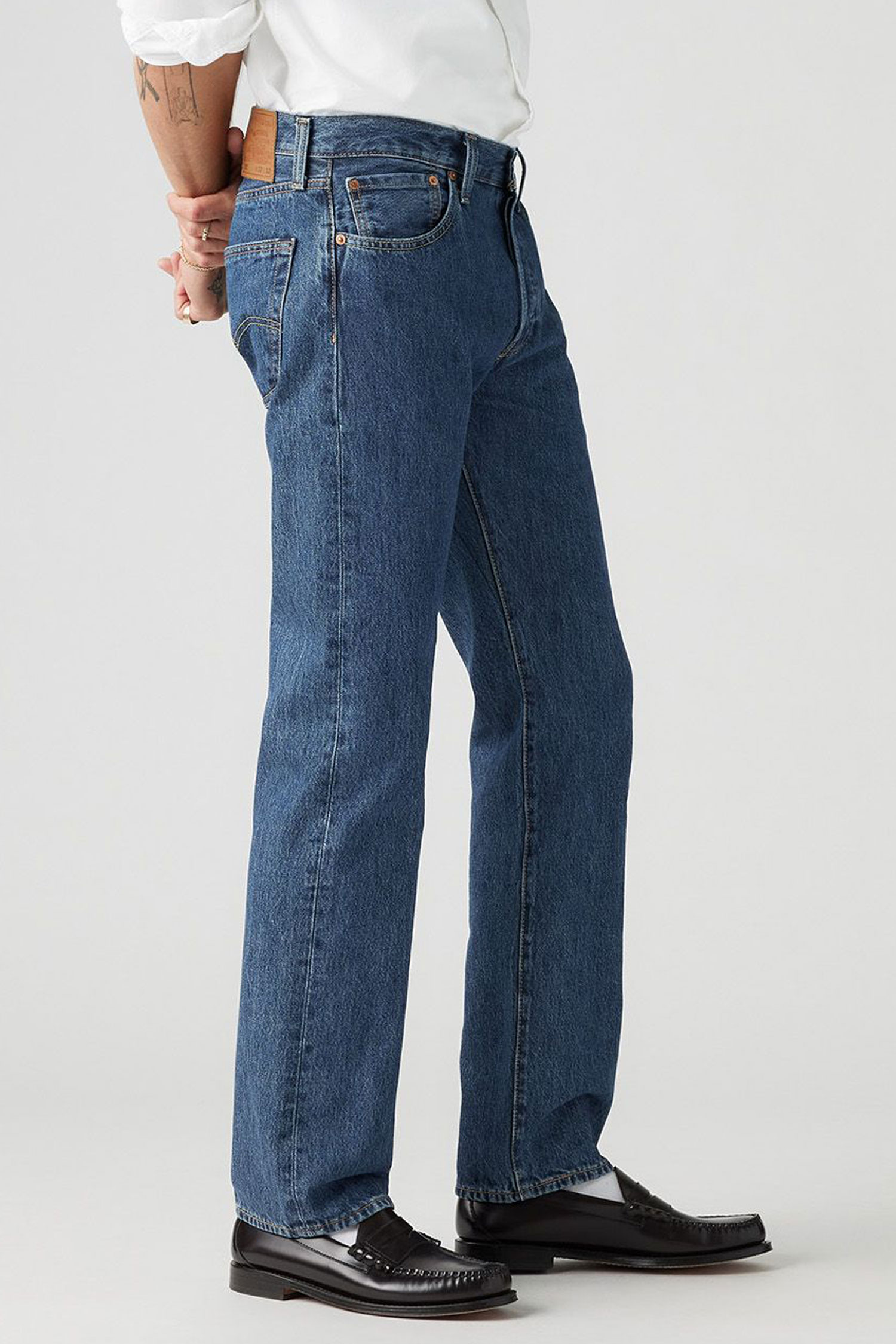 Мужские синие джинсы 501® Straight Levi’s® 00501;0114