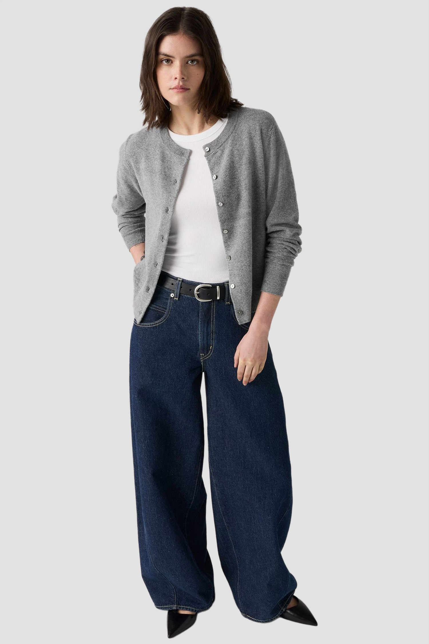 Женские темно-синие джинсы Super Baggy Barrel Levi’s® 003NF;0001