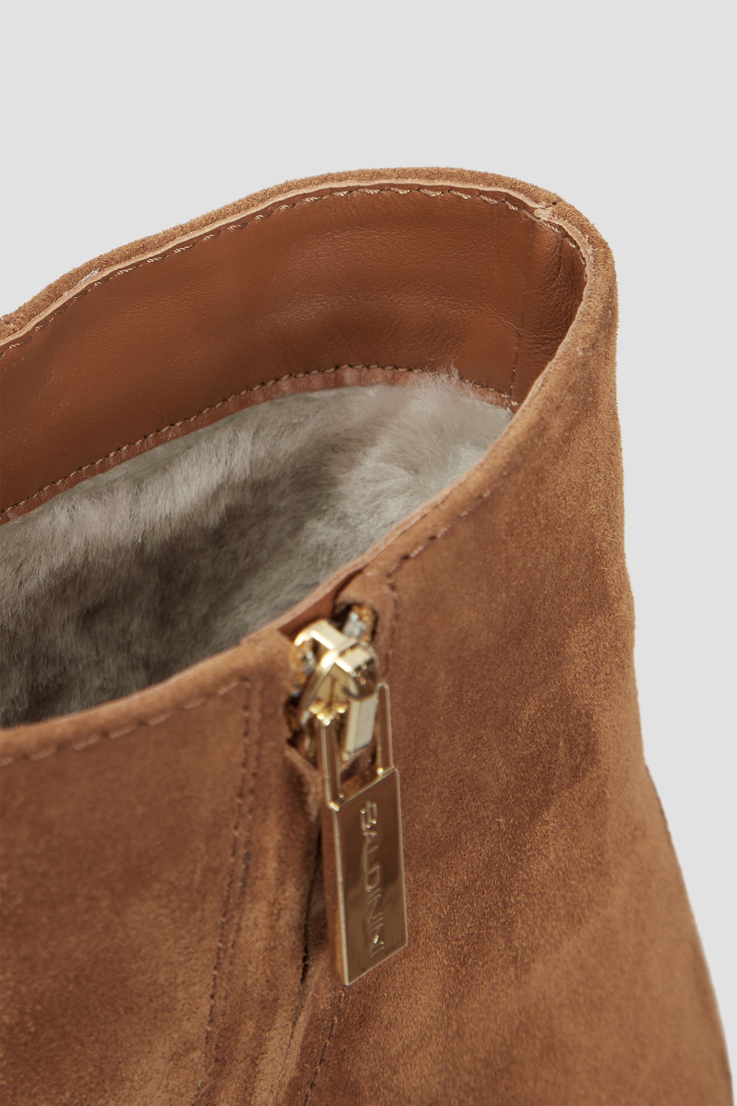 Жіночі руді замшеві напівчоботи BALDININI D5B506A1CROS;4016