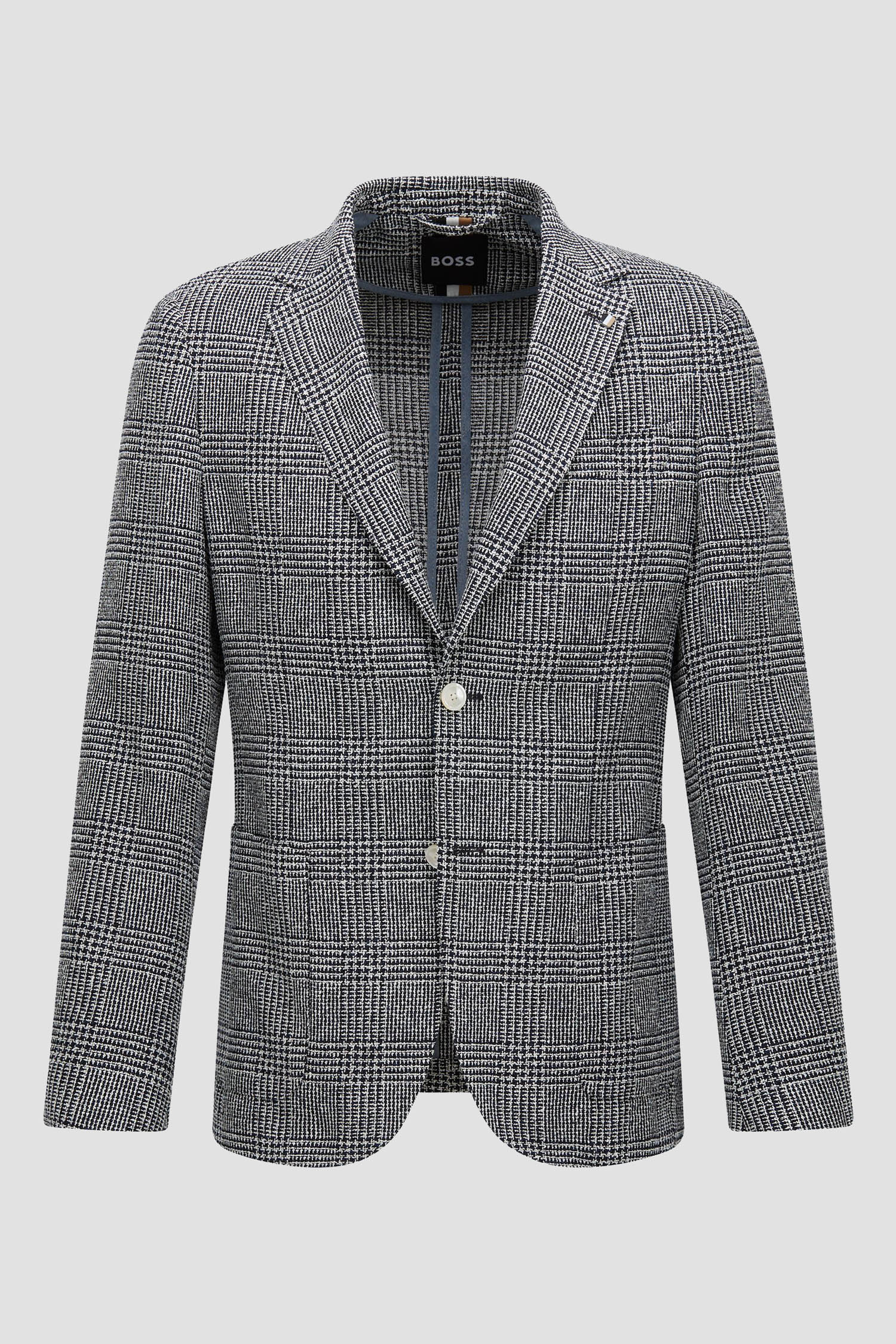 Чоловічий картатий блейзер BOSS 50473696;404