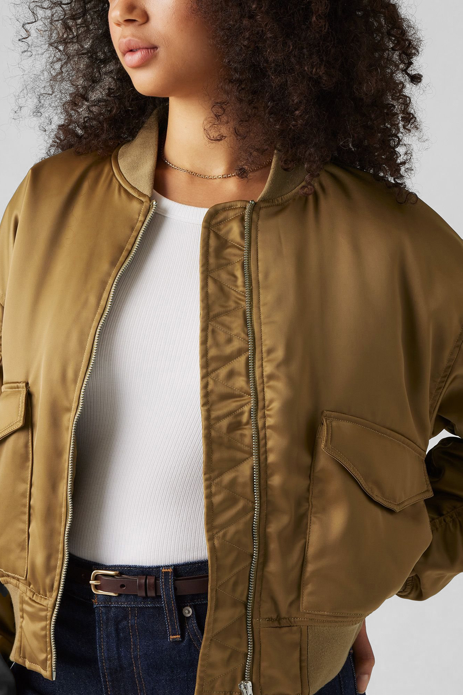 Женский коричневый бомбер Levi’s® A7262;0005