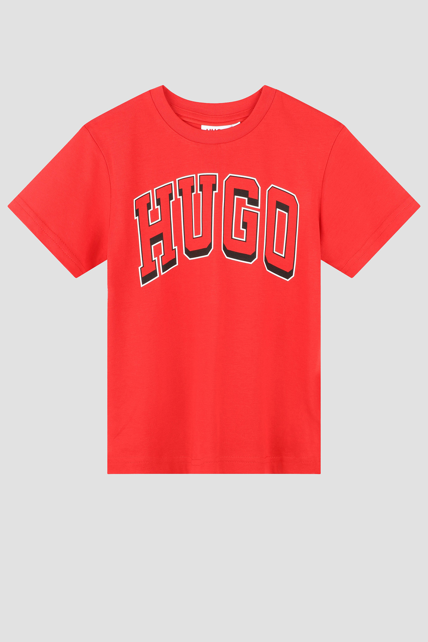 Дитяча червона футболка HUGO kids G00142;990