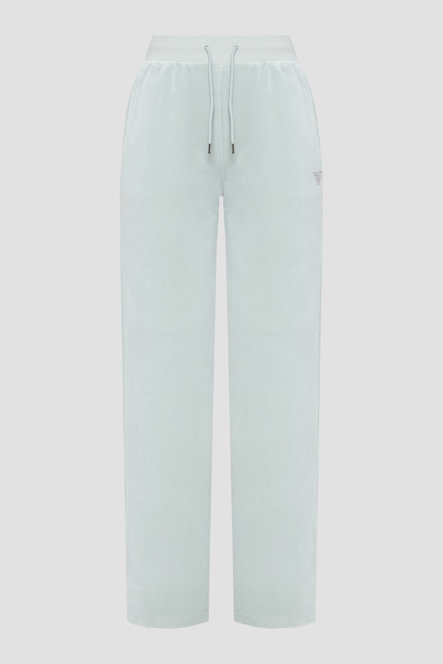 Женские мятные велюровые спортивные брюки Guess V3BB26.K0232;G8GA