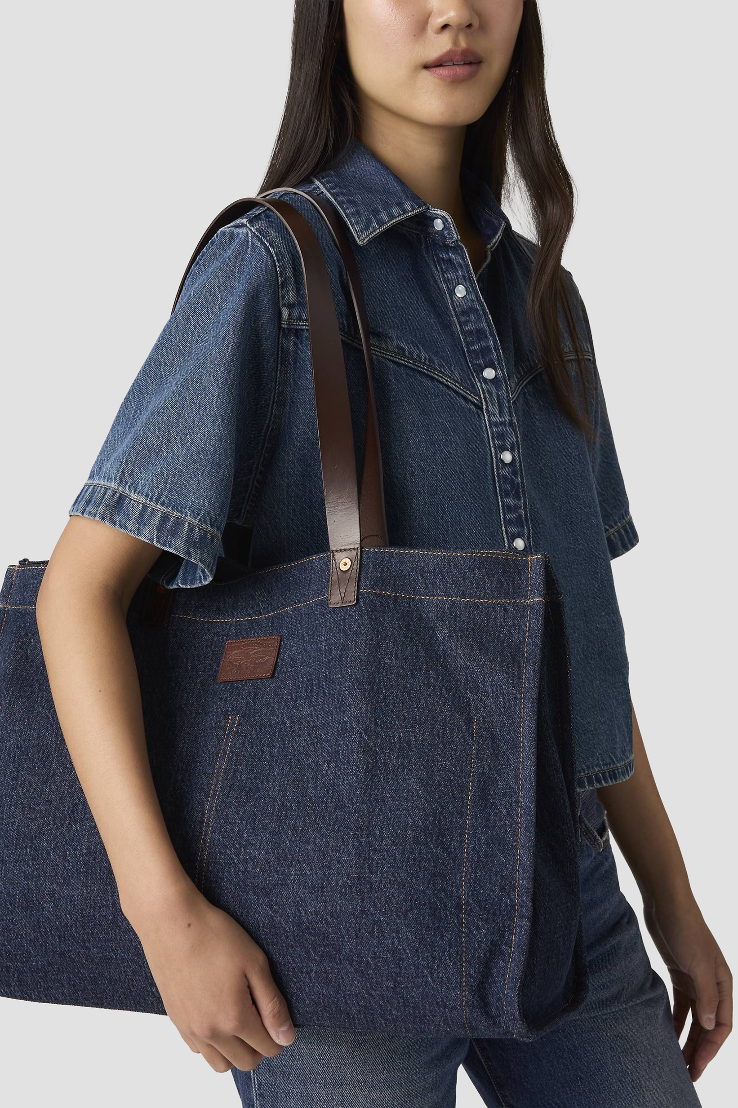 Жіноча темно-синя джинсова сумка Levi’s® 005D7;0003