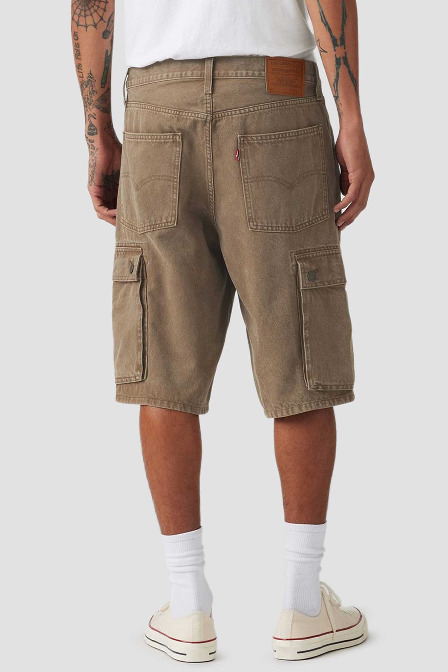 Мужские коричневые джинсовые шорты 478™ Baggy Cargo Levi’s® 001GU;0003