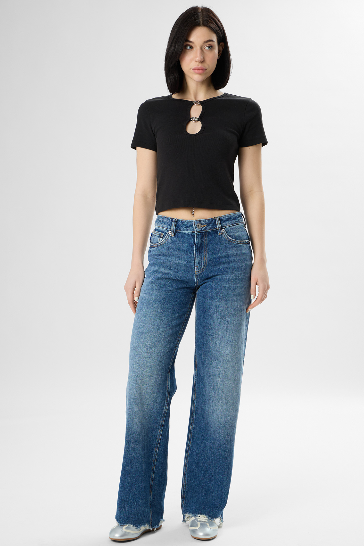 Женские голубые джинсы HUGO BLUE 50553025;422