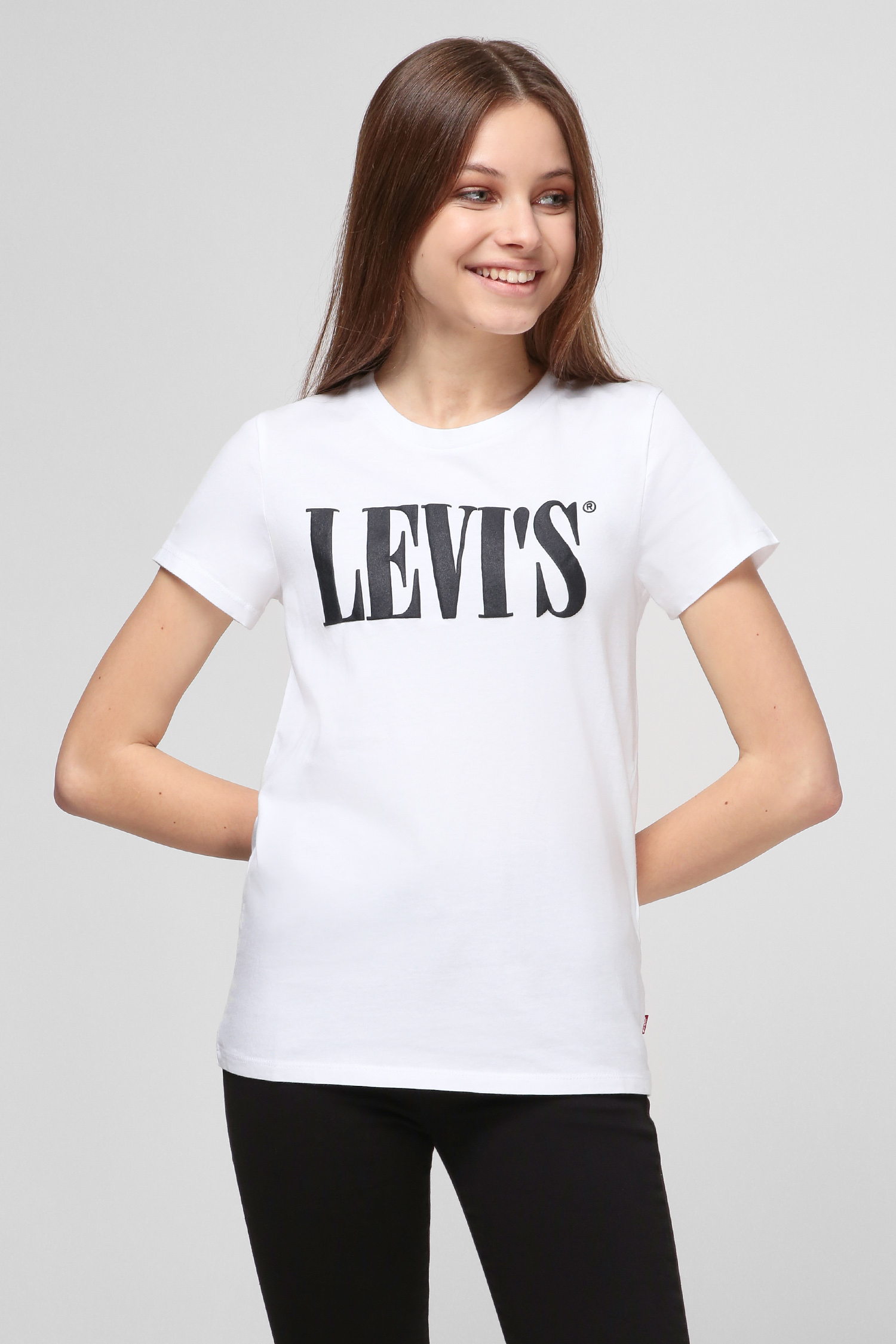 Біла футболка для дівчат Levi’s® 17369;0781
