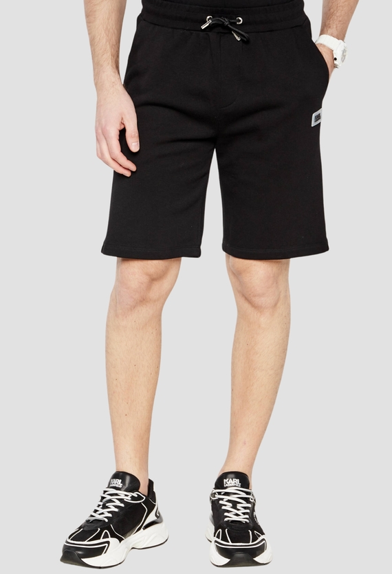 Мужские черные шорты Karl Lagerfeld 542900.705027;990 — Ultrashop