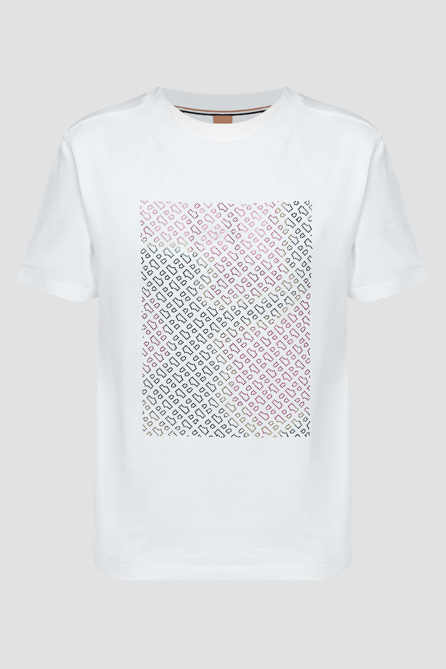 Женская белая футболка BOSS 50501990;100