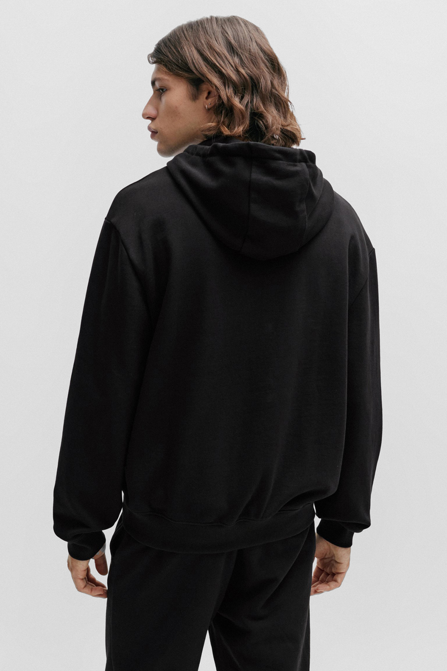 Чоловіче чорне худі HUGO 50486478;001