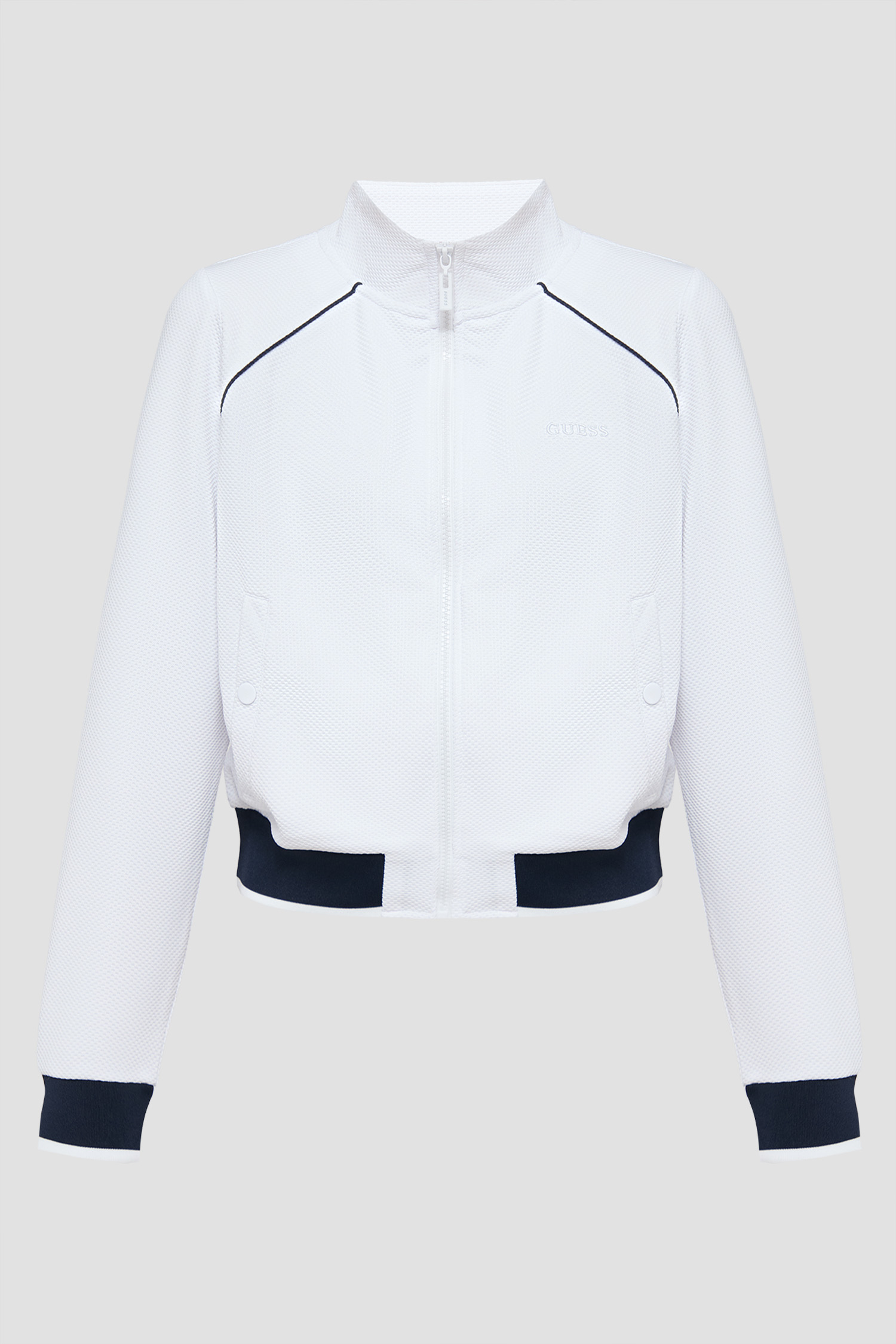 Женская белая кофта на молнии Guess V6GQ05.K2916;G011