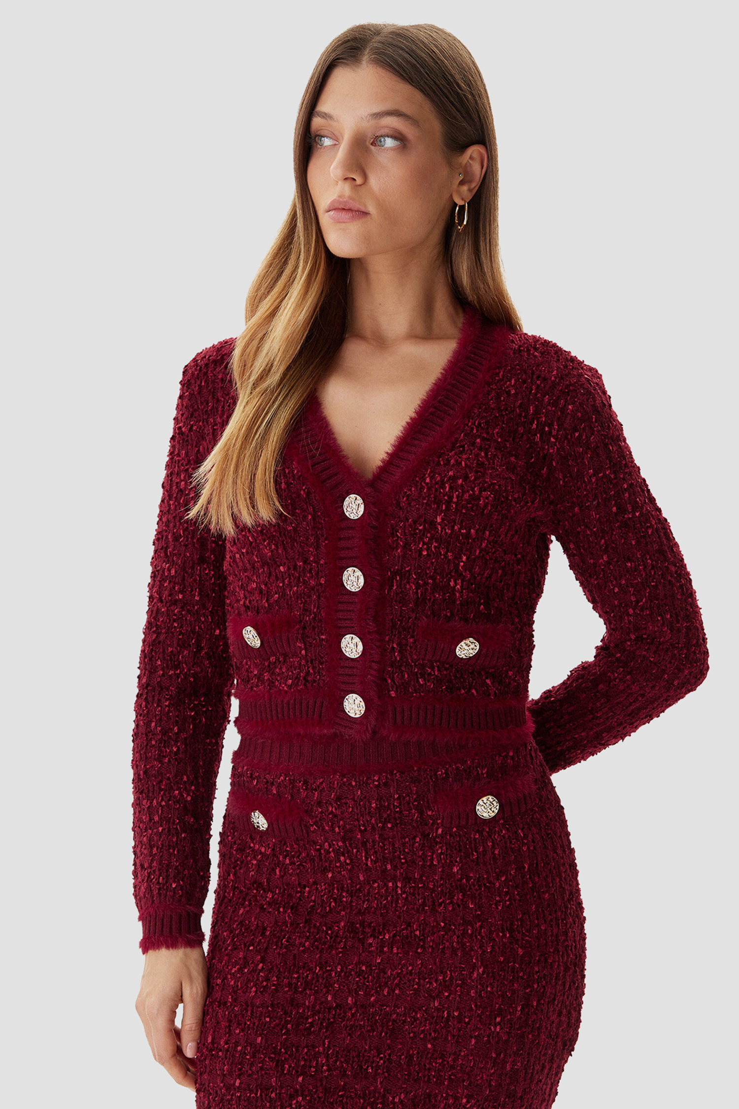 Жіночий червоний кардиган Guess W5BR0E.Z4090;F57F