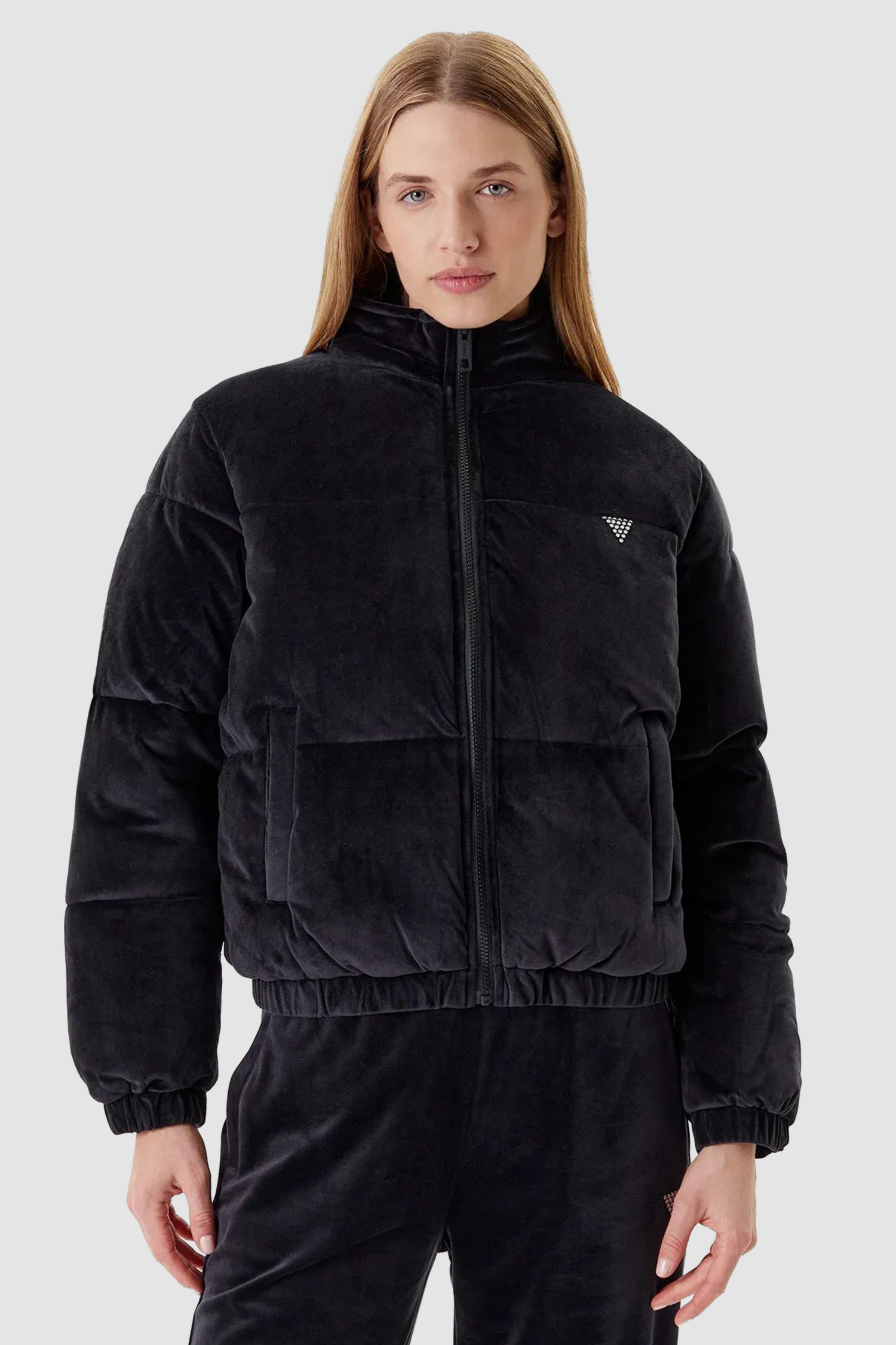 Жіноча чорна куртка Guess V4BL03.K0232;JBLK