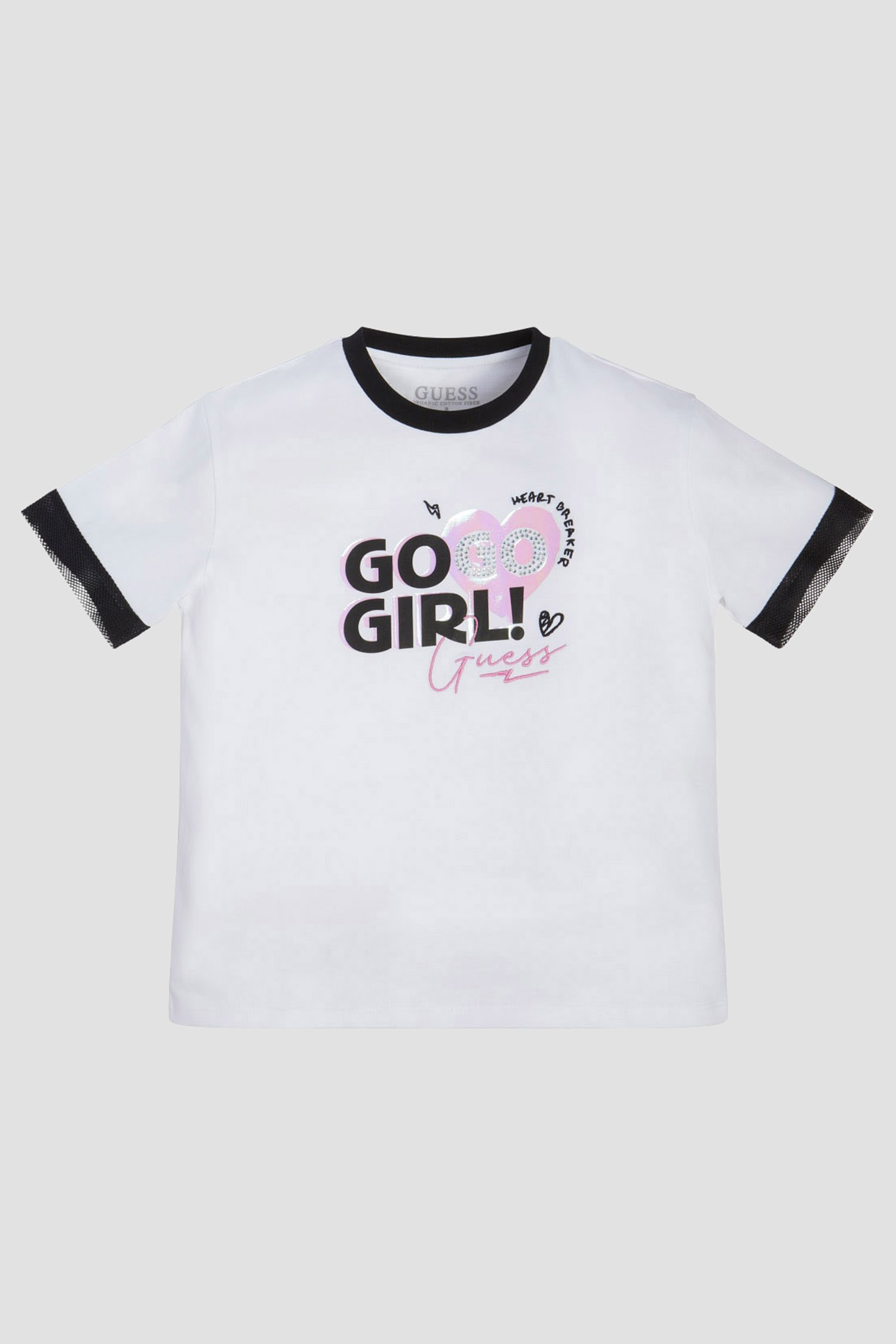 Детская белая футболка Guеss Kids J3RI08.KB7T0;G011