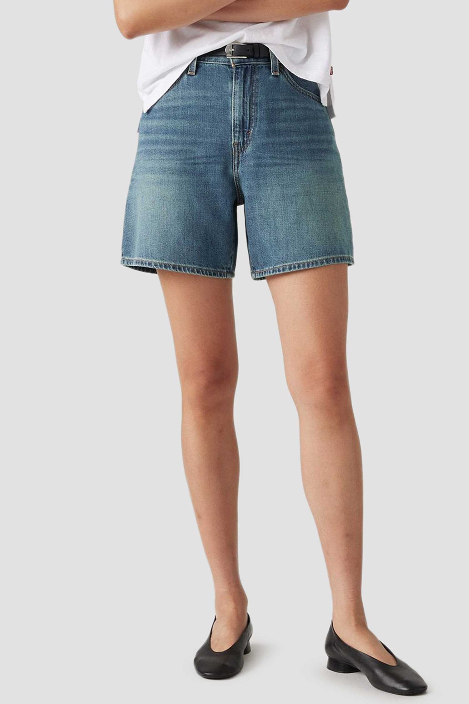 Женские синие джинсовые шорты High Rise Baggy Levi’s® A9311;0017